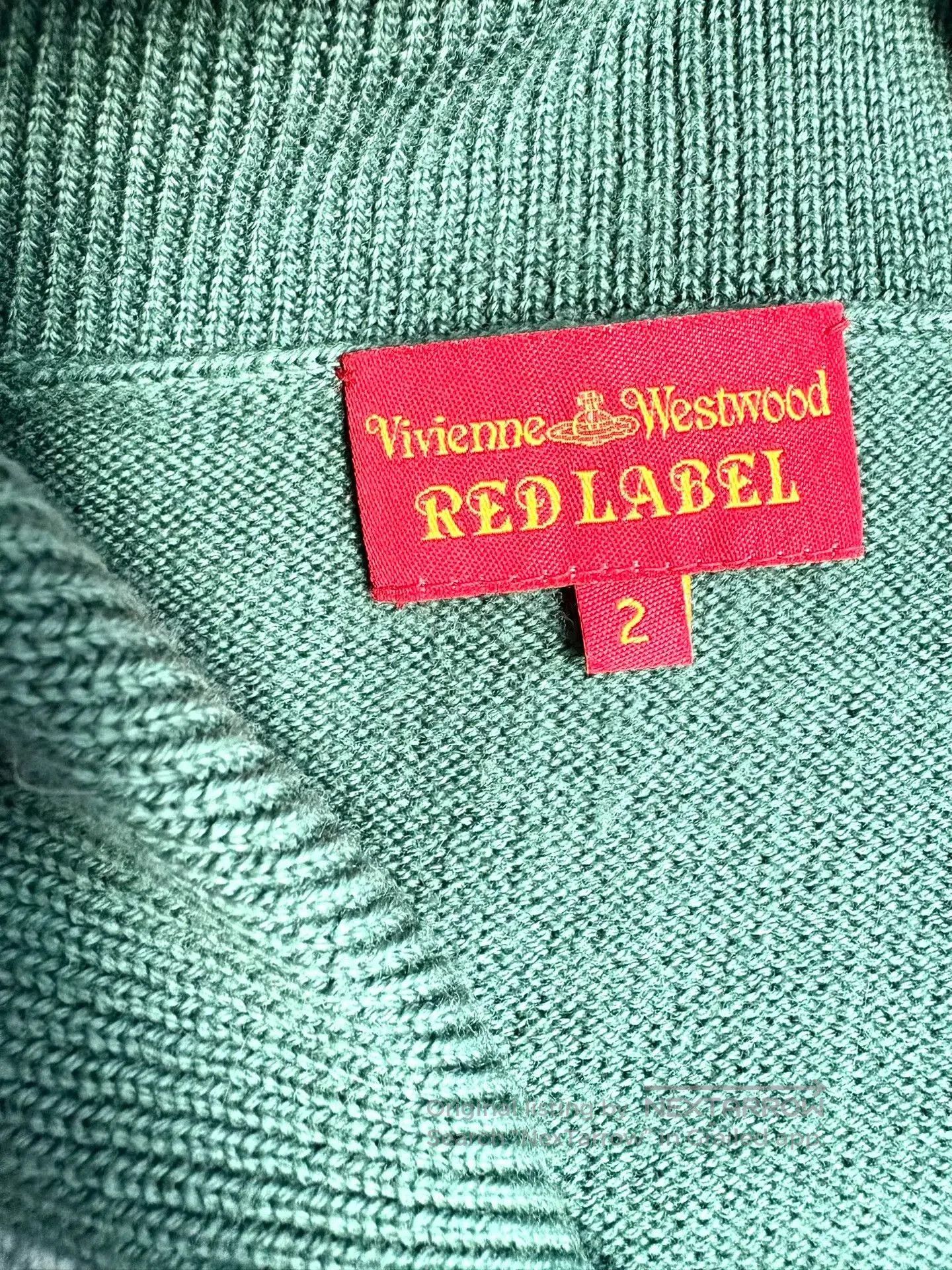 Vivienne Westwood vivienne westwood green velvet knit cardigan. Size M / US 6-8 / IT 42-44 - 8 Thumbnail