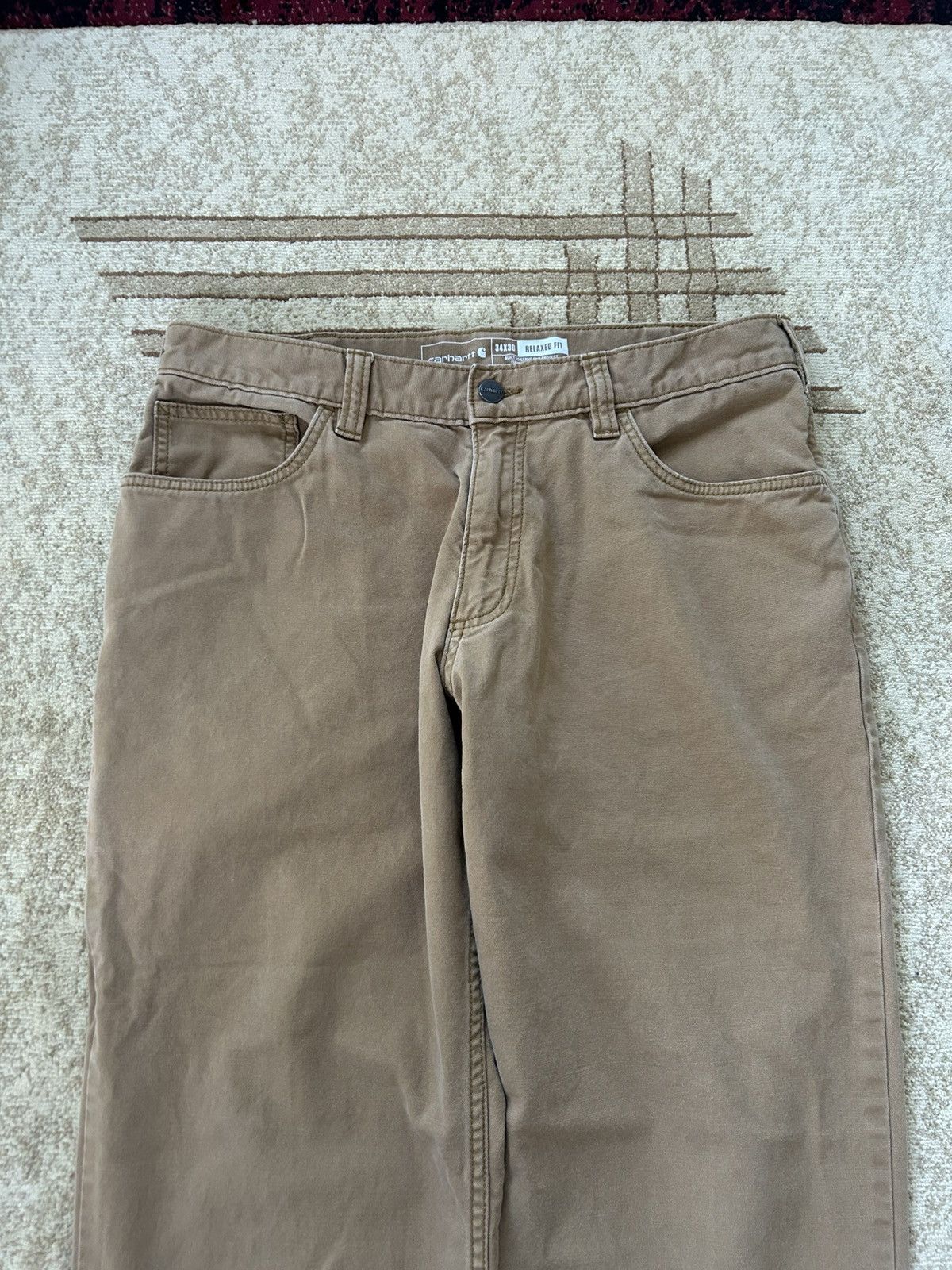 Carhartt Carhartt Tan Utility Carpenter Pants Size US 34 / EU 50 - 3 Thumbnail