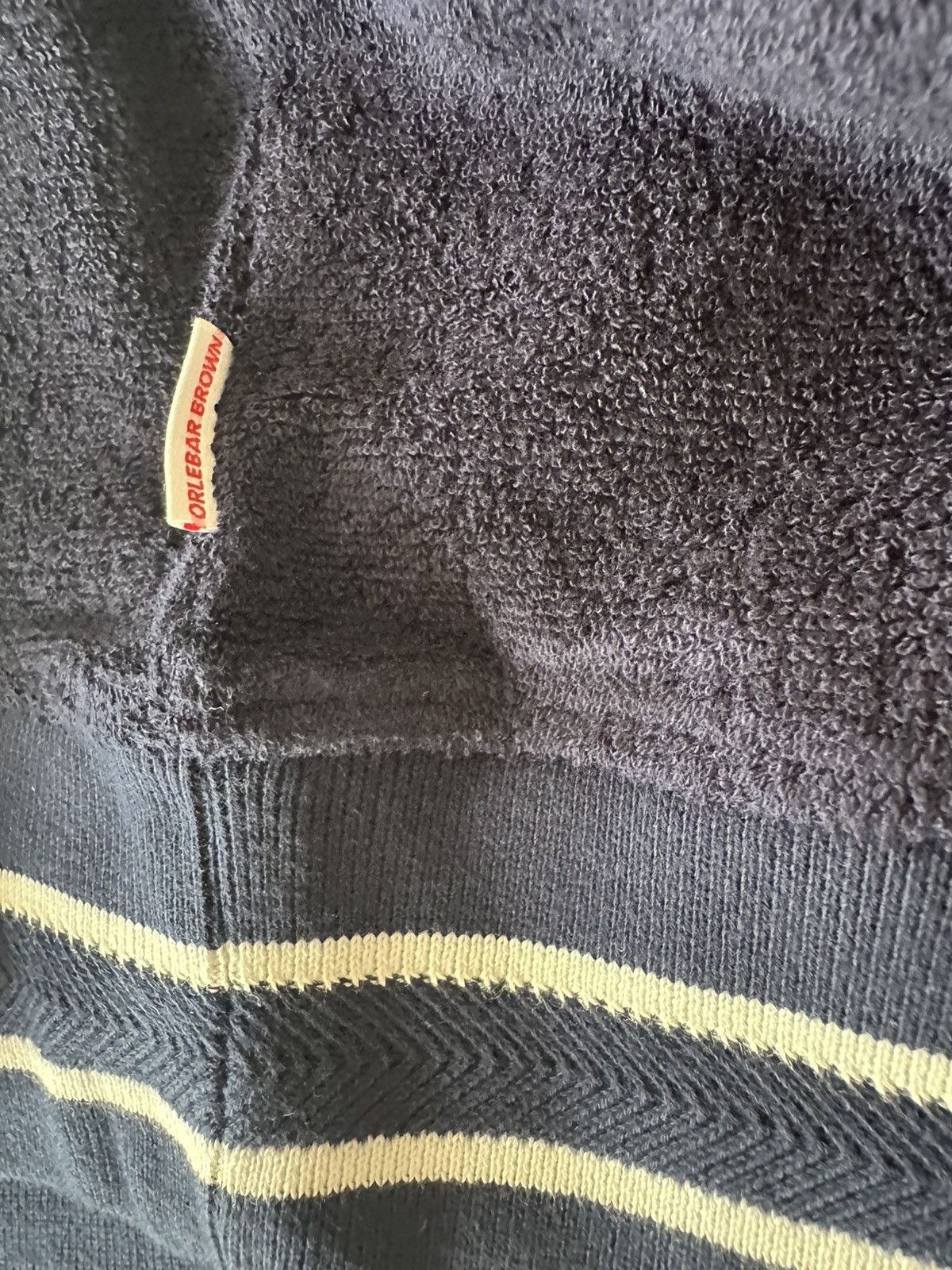 Orlebar Brown Orlebar Brown toweling half zip sweatshirt Size US S / EU 44-46 / 1 - 7 Thumbnail