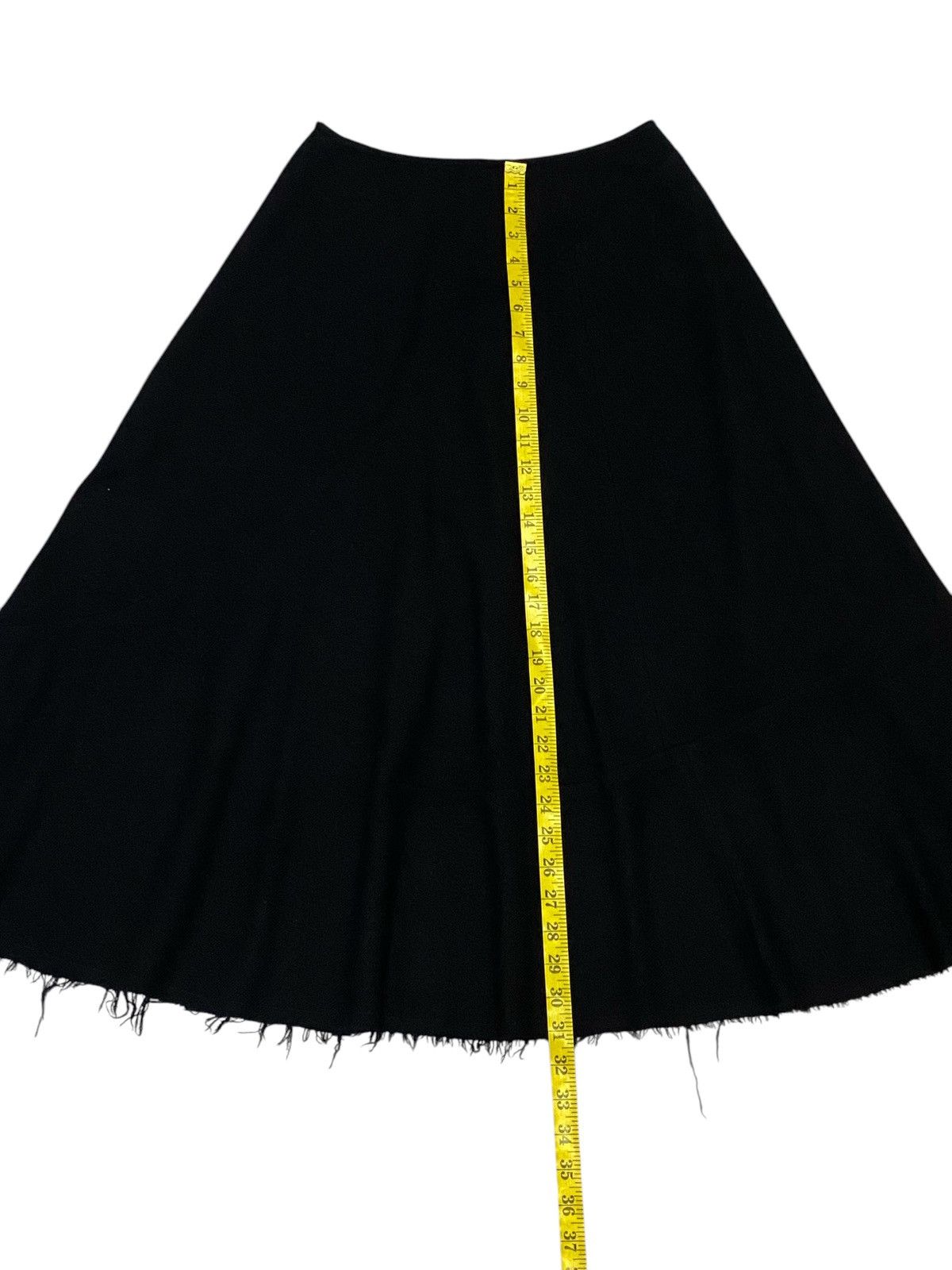 Comme des Garcons Tricot Comme Des Garçons AD2002 Wool Hem Faux Fur Skirt Size 26" / US 2 / IT 38 - 16 Thumbnail