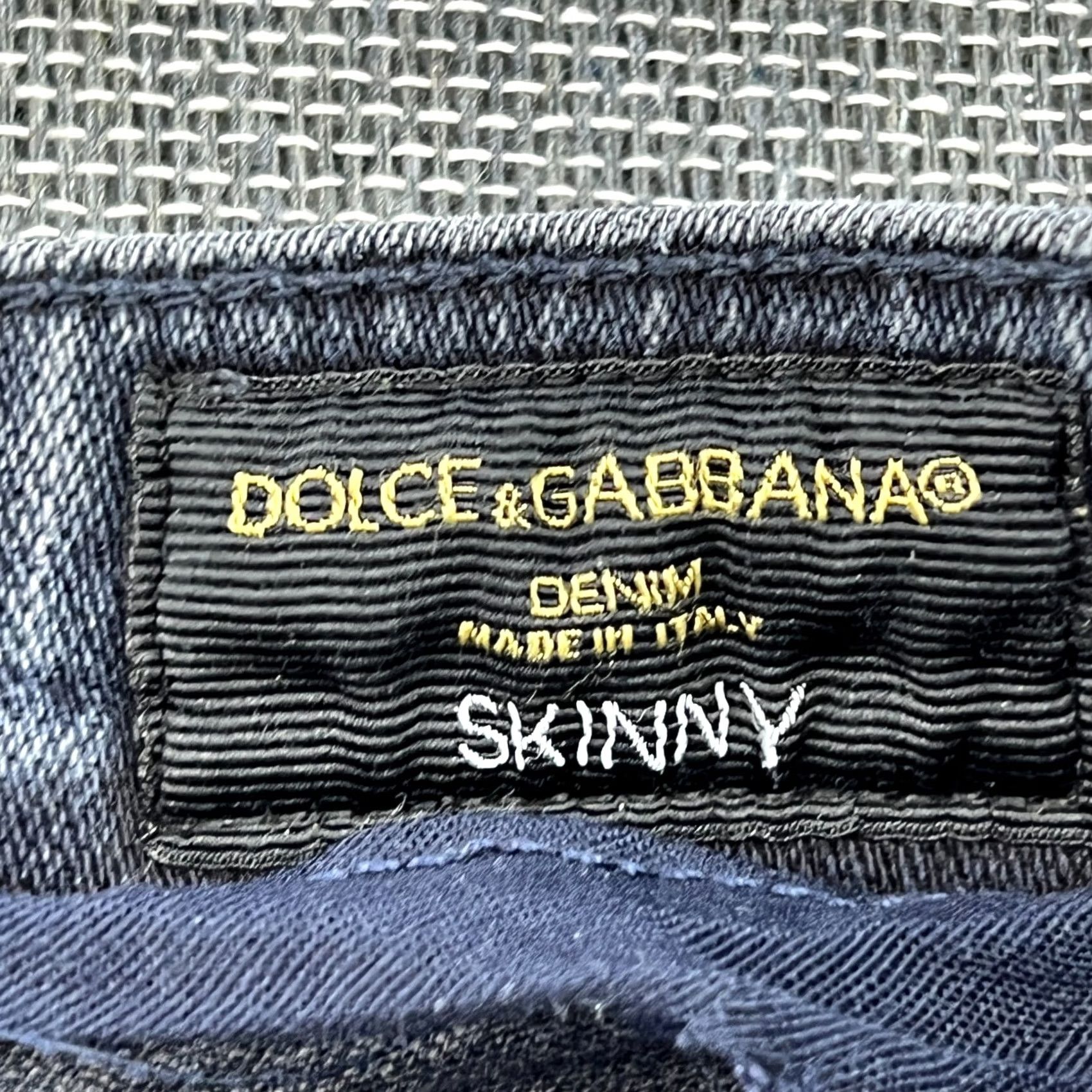 Dolce & Gabbana Dolce&Gabbana Jeans Womens 32x29 Blue Straight Mid Rise Denim Cotton 32 Regular Inseam 29 Vintage: No Womens Jeans Country of Origin: Italy 90s? Size 24" / US 00 / IT 34 - 4 Thumbnail