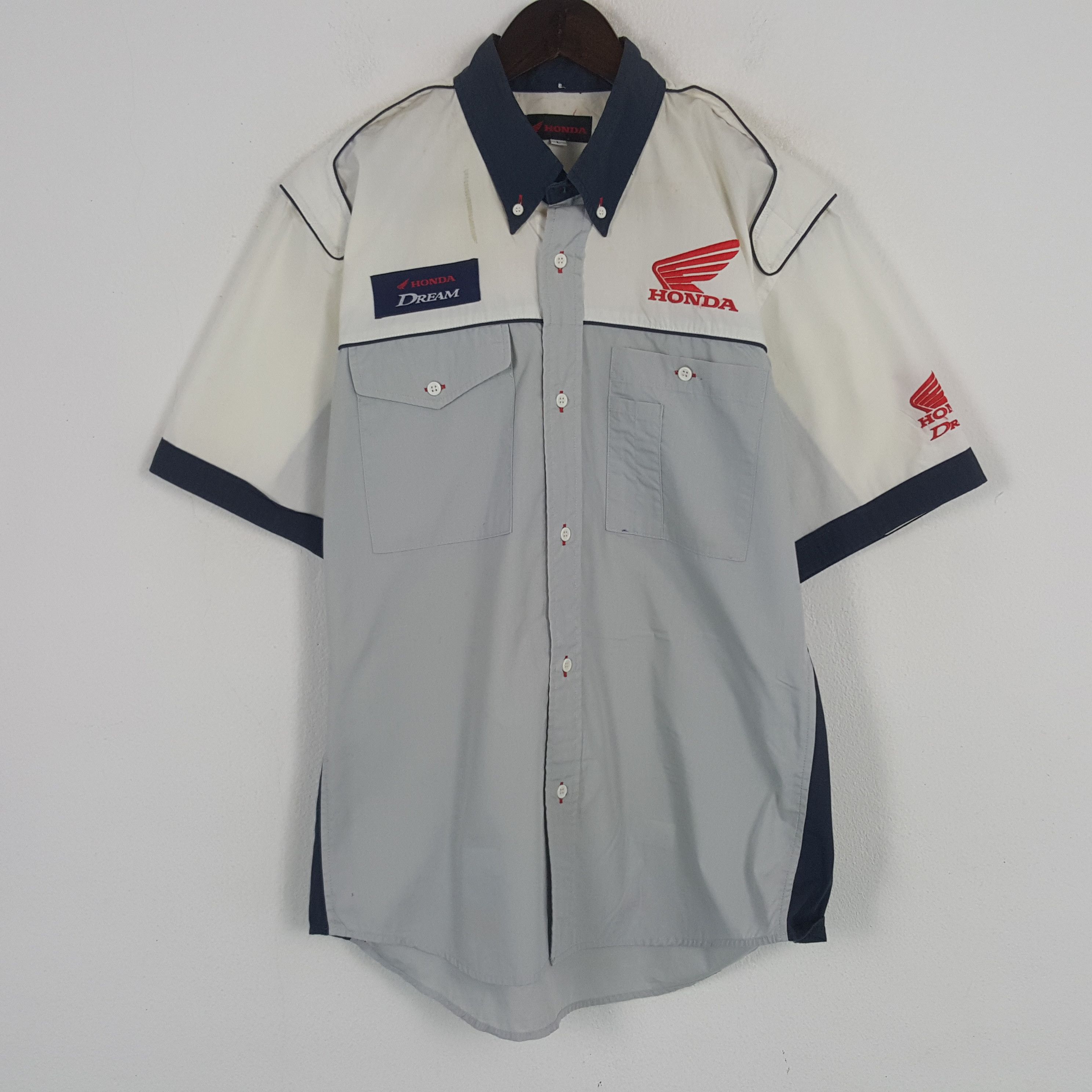 Honda × Vintage Vintage Honda Dream Button Up Shirt Size US L / EU 52-54 / 3 - 3 Thumbnail