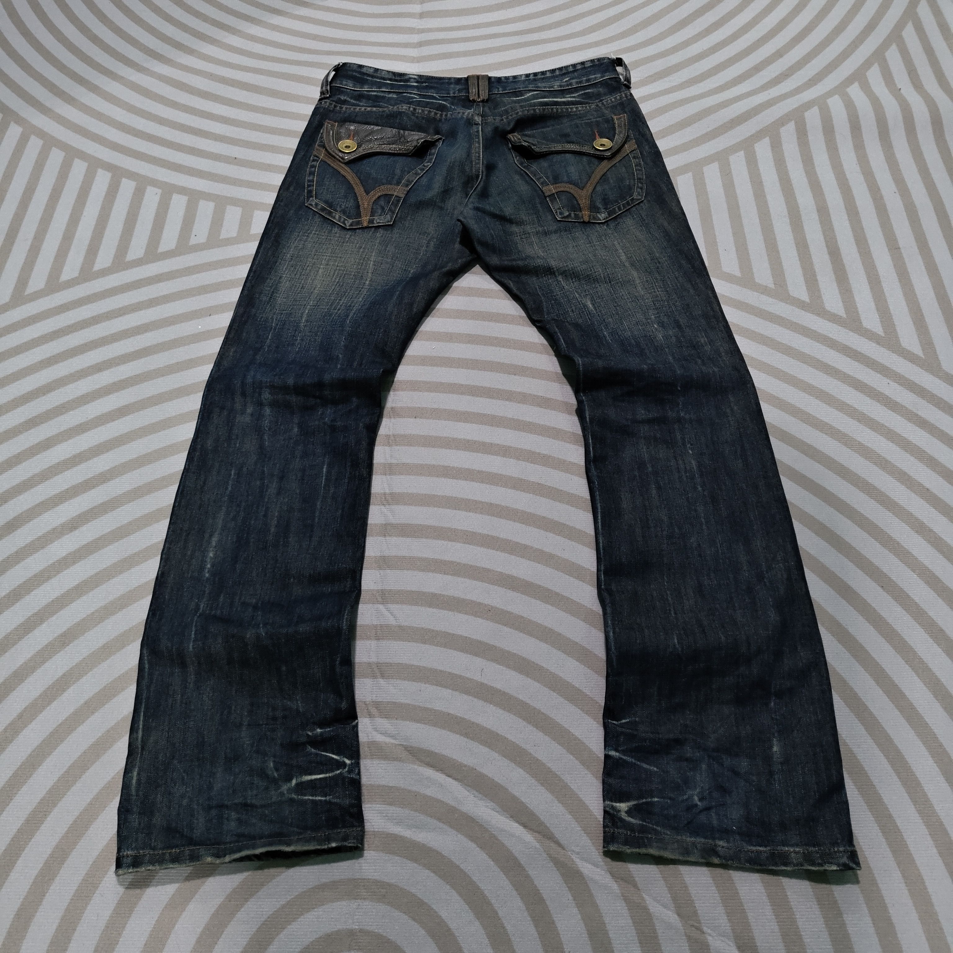 Art Comes First Japanese Brand Back Number Jeans Size US 32 / EU 48 - 13 Thumbnail