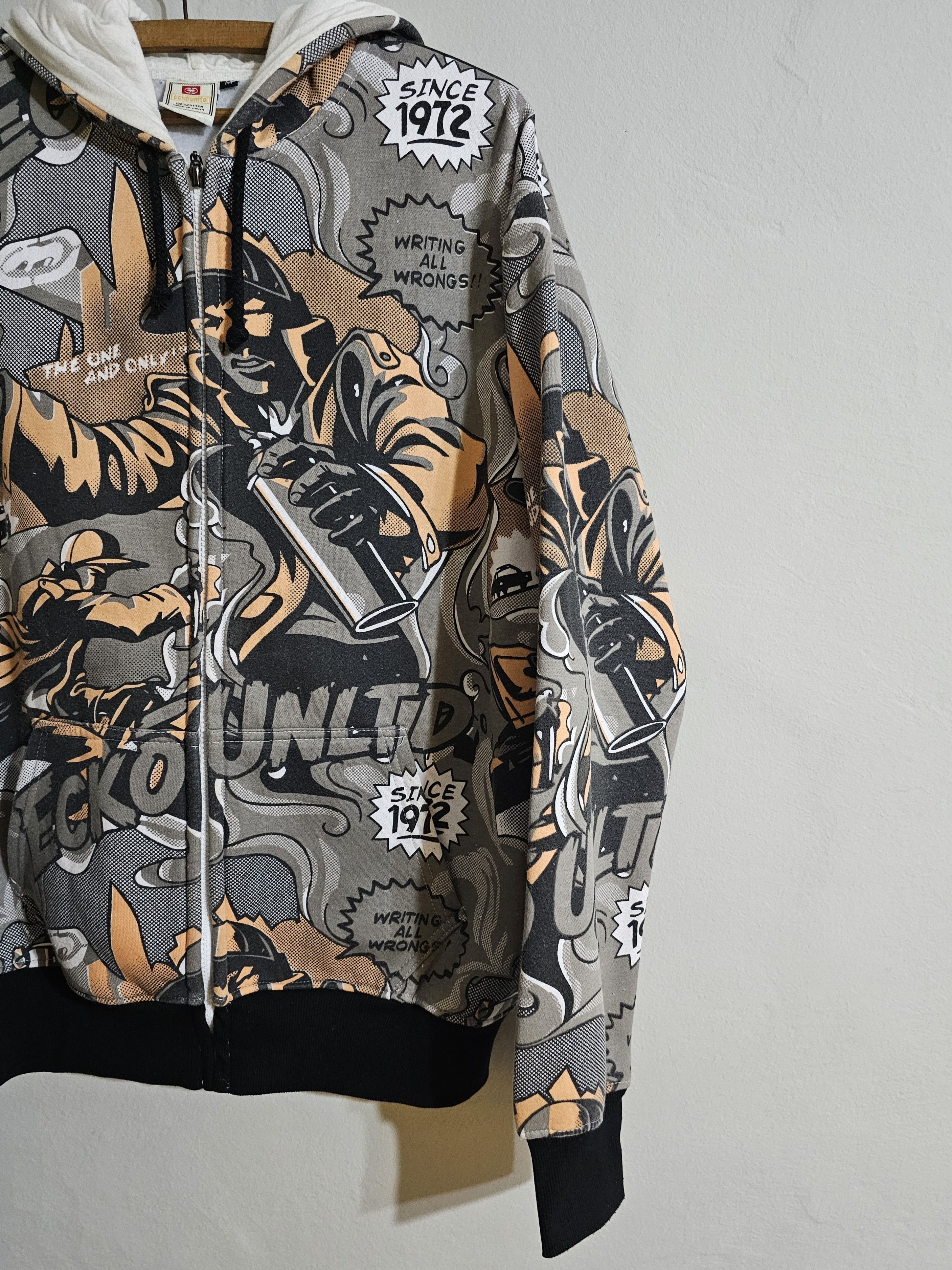 Ecko Unltd. Ecko Unltd Vintage Graffiti Zipper Size US M / EU 48-50 / 2 - 2 Thumbnail
