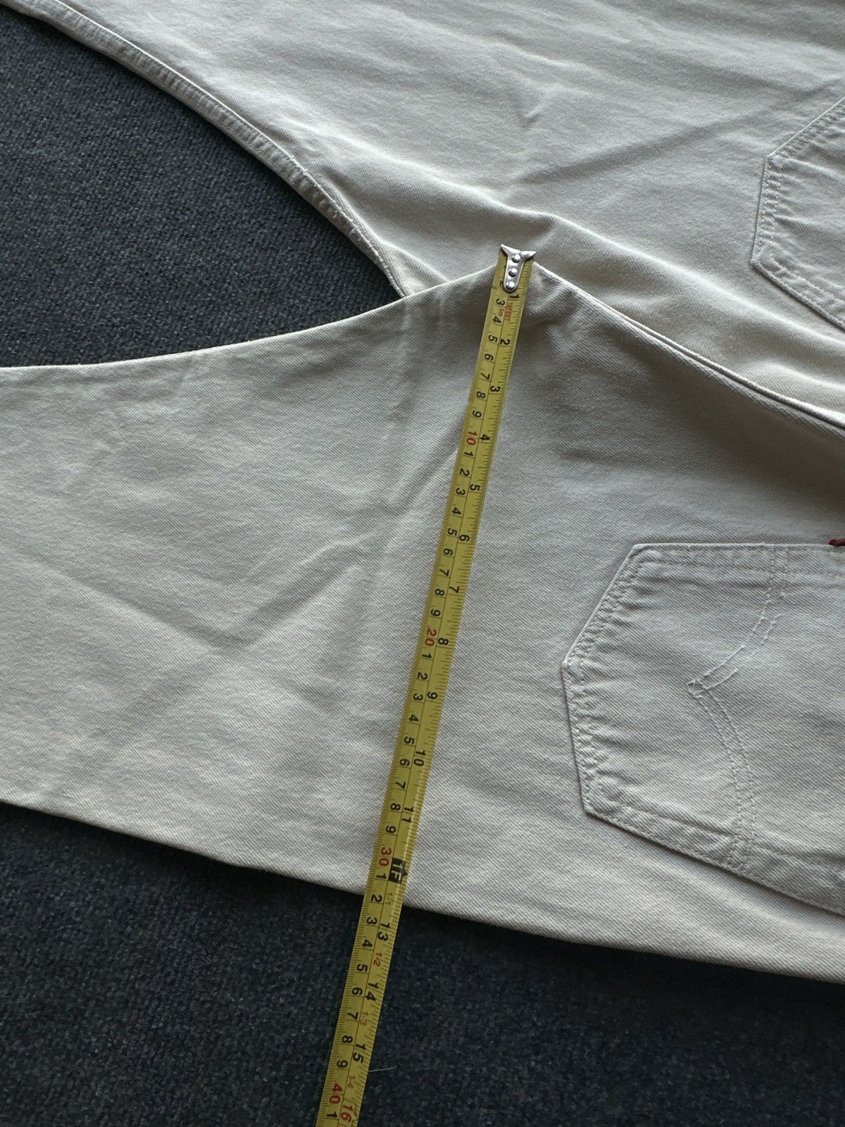 Levi's BEIGE 🚨VNTG USA MADE 90s Levis Jeans 501 y2k Denim Size US 32 / EU 48 - 16 Thumbnail