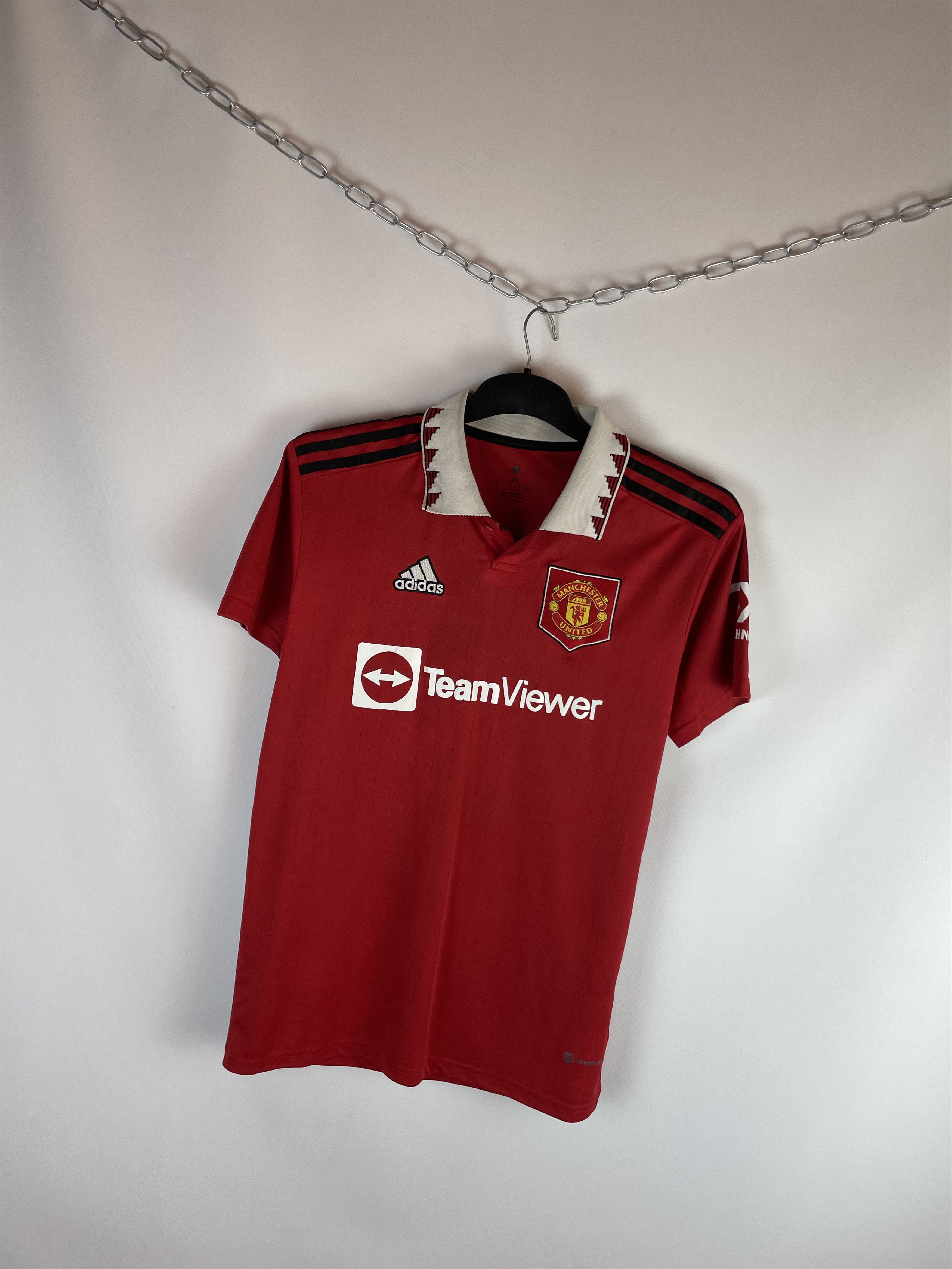 Adidas Vintage Adidas Manchester United Jersey Size US M / EU 48-50 / 2 - 2 Thumbnail