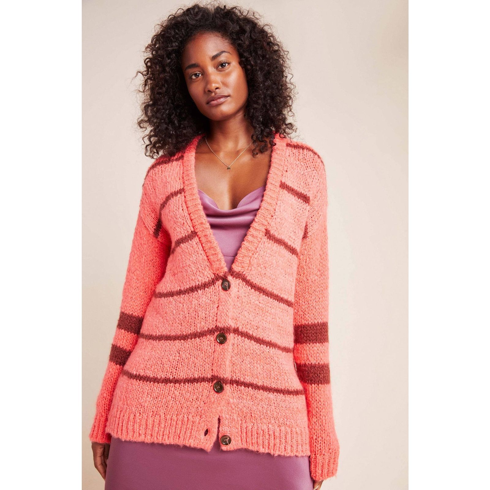 Anthropologie New Anthropologie Ella Striped Cardigan by Sita Murt SMALL Size S / US 4 / IT 40 - 2 Thumbnail