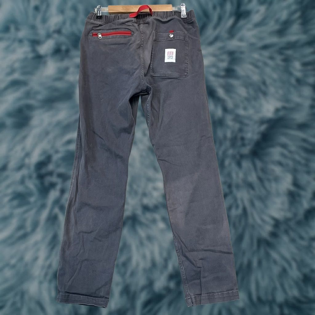 Topo Designs Topo Designs Pants Gray Belted Stretch Trekking Hiking Men's Medium Size US 31 - 1 Thumbnail