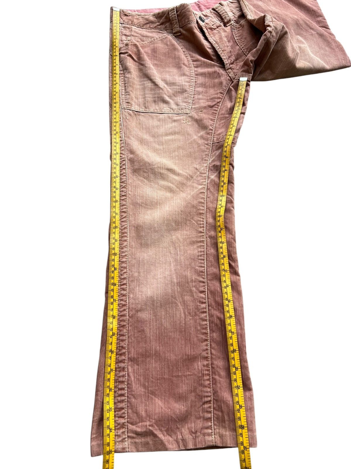 Japanese Brand Sunfaded Pink Corduroy Wide Baggy Pants 32x27 Size 32" / US 10 / IT 46 - 11 Thumbnail