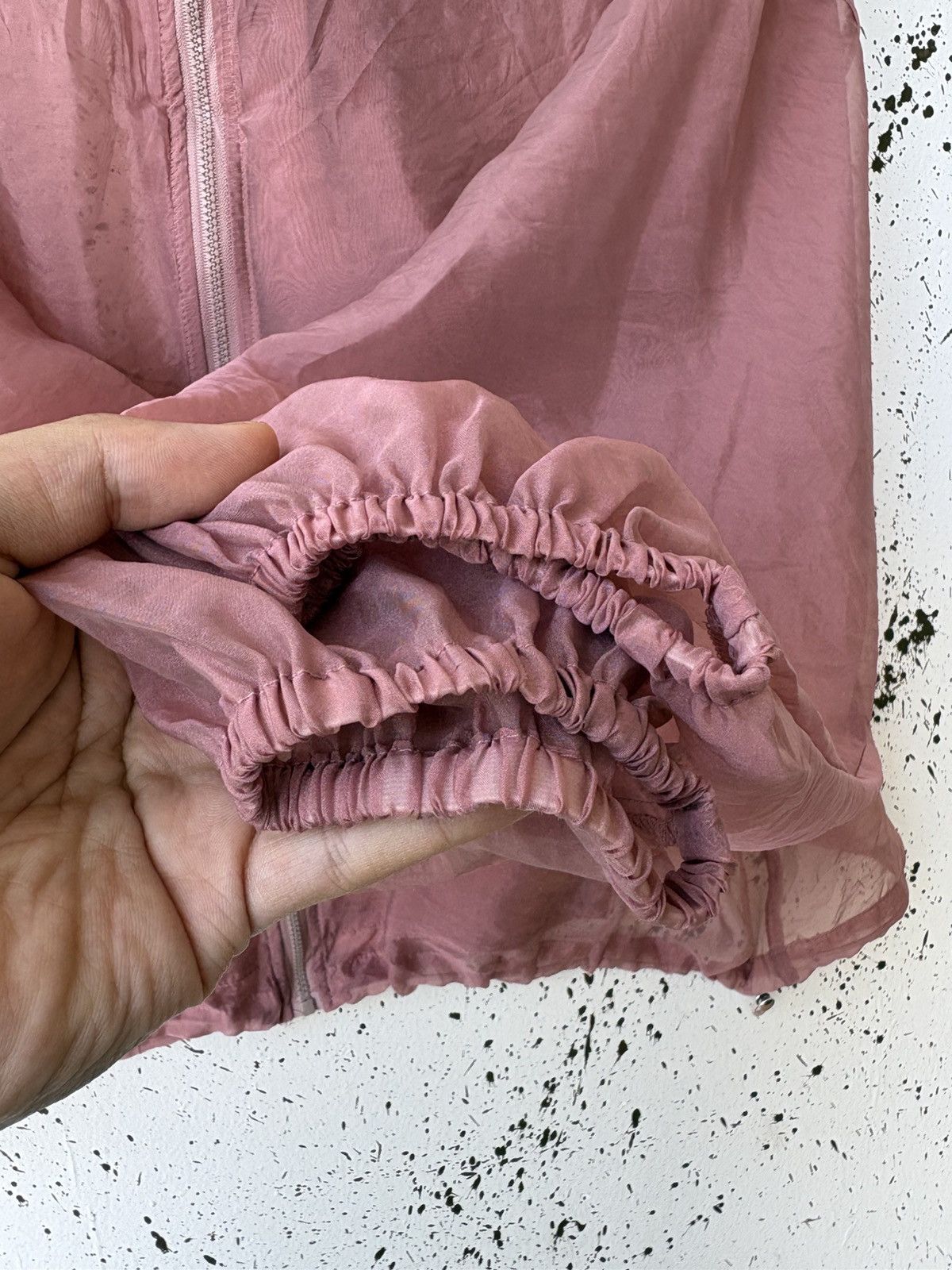 Japanese Brand Rare‼️ Helm Sheer Pink Windbreaker Hoodie Jacket Size US M / EU 48-50 / 2 - 8 Thumbnail