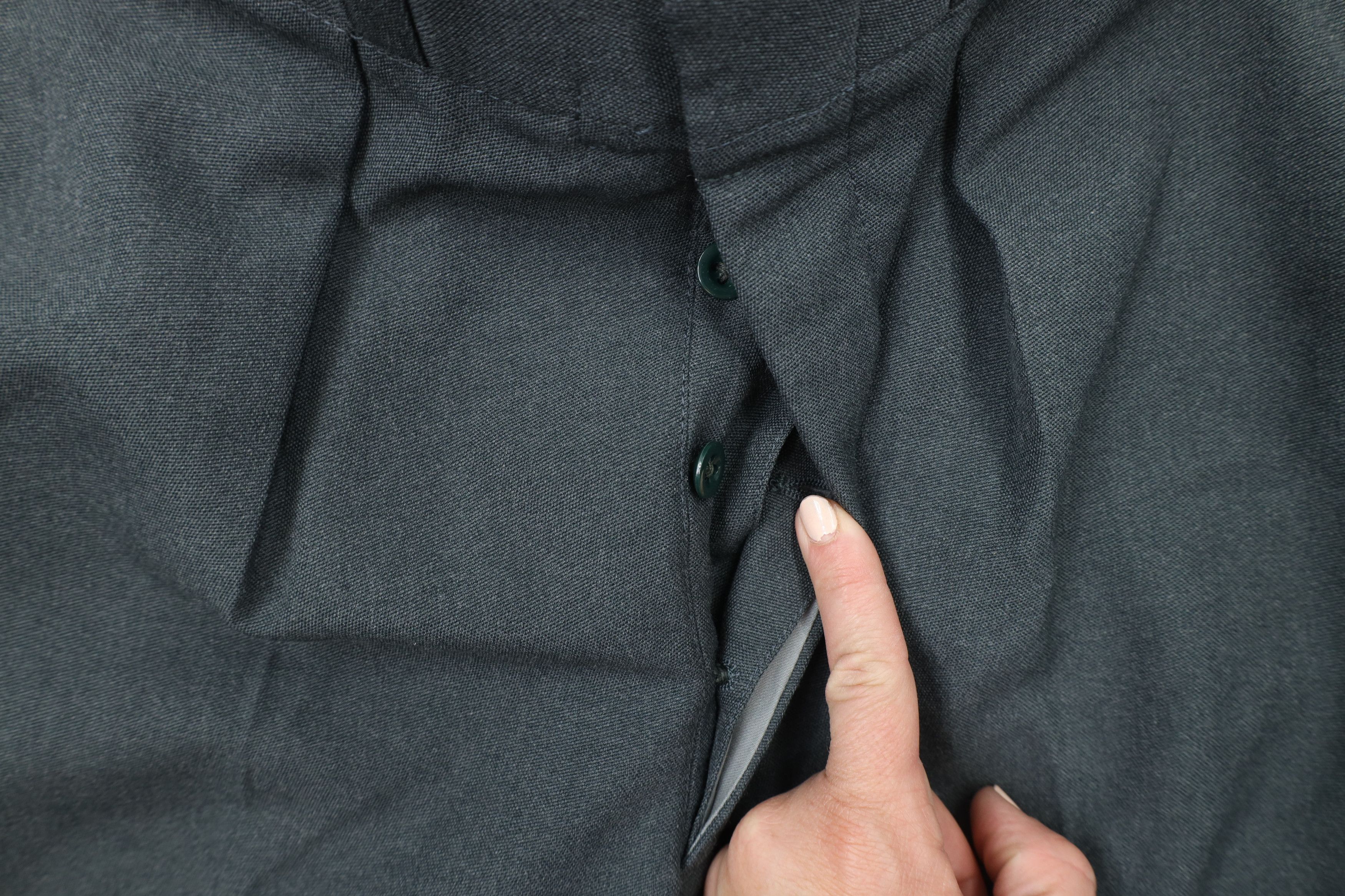 Vintage Vintage 70s Military Heavyweight Fly Wide Leg Pants Green Size US 34 / EU 50 - 7 Thumbnail