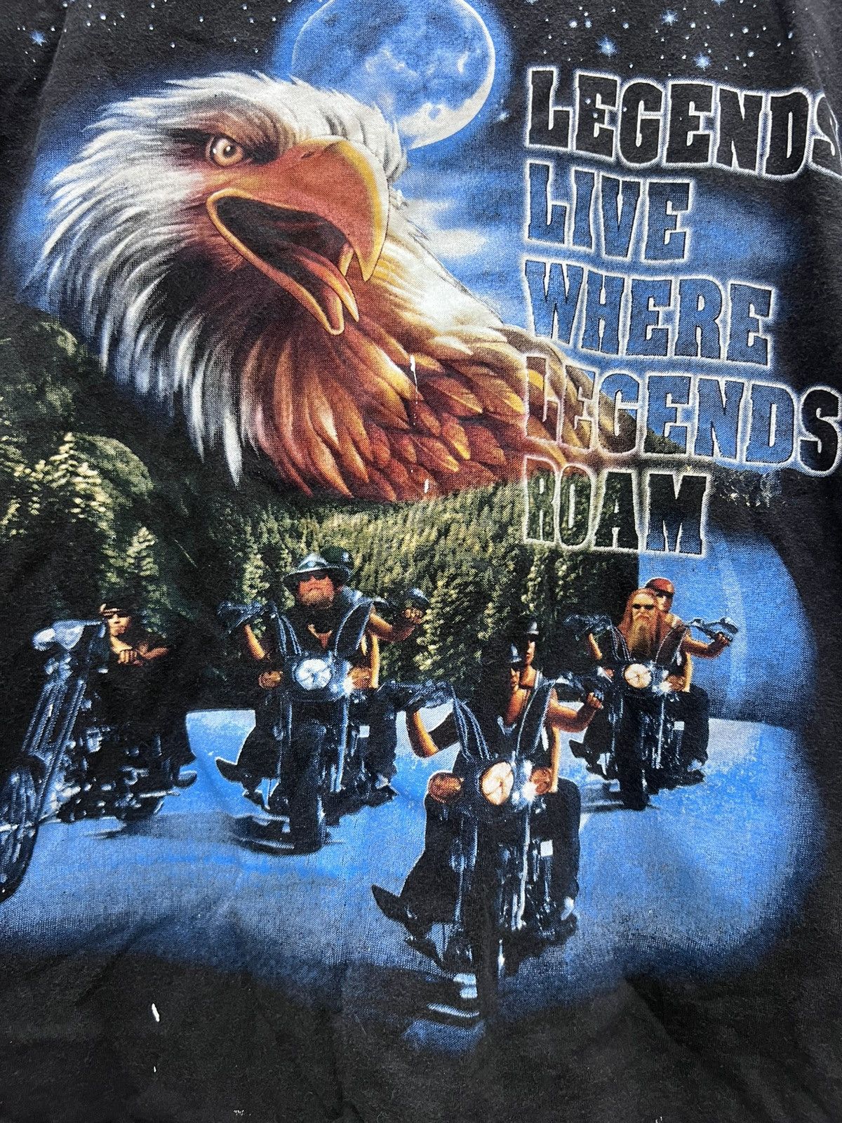 Harley Davidson Y2K Harley Davidson Bike Weeks Eagle Overprint Tee Size US M / EU 48-50 / 2 - 2 Thumbnail