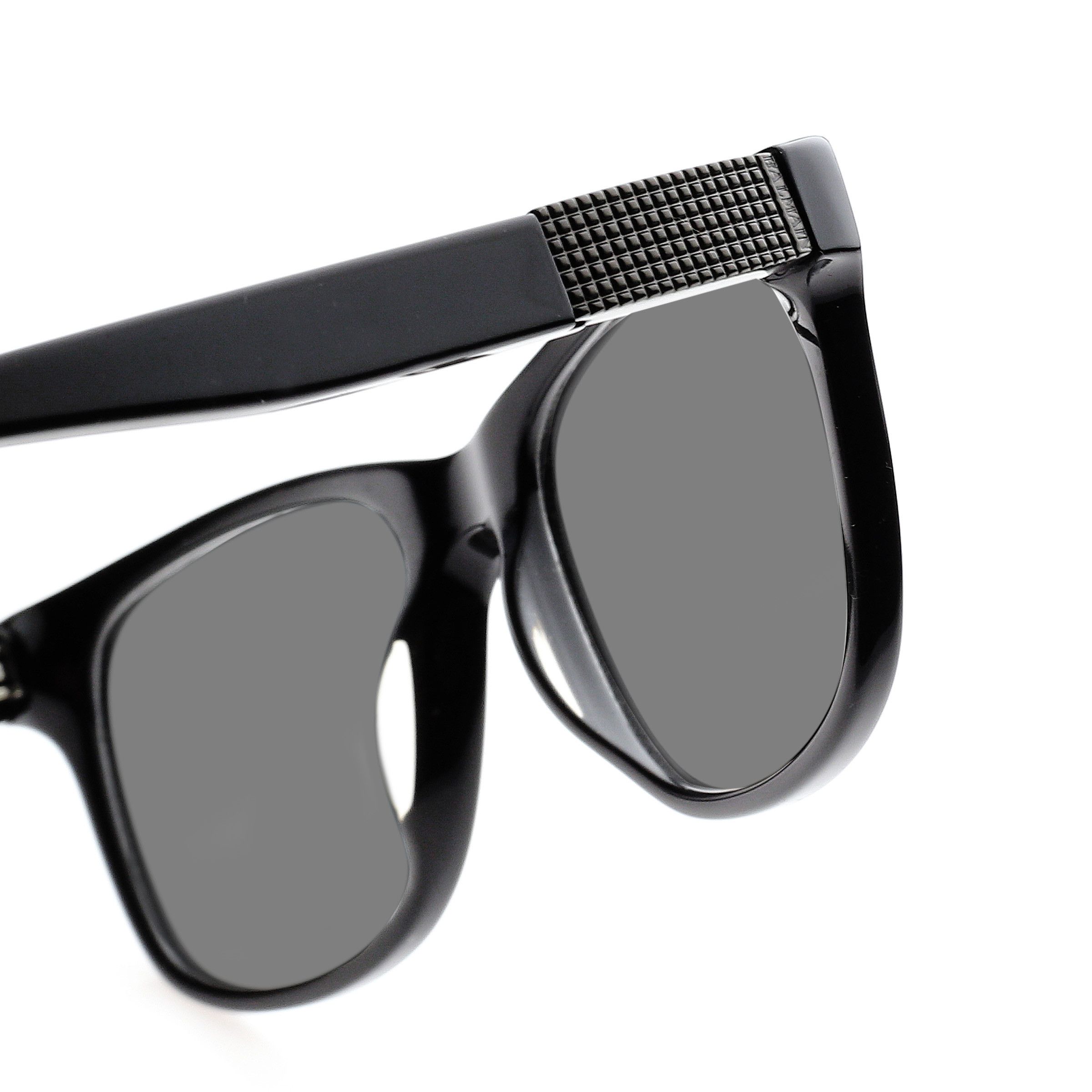 Balmain Balmain '00s Black Classic Rectangular Sunglasses Black Size ONE SIZE - 2 Thumbnail