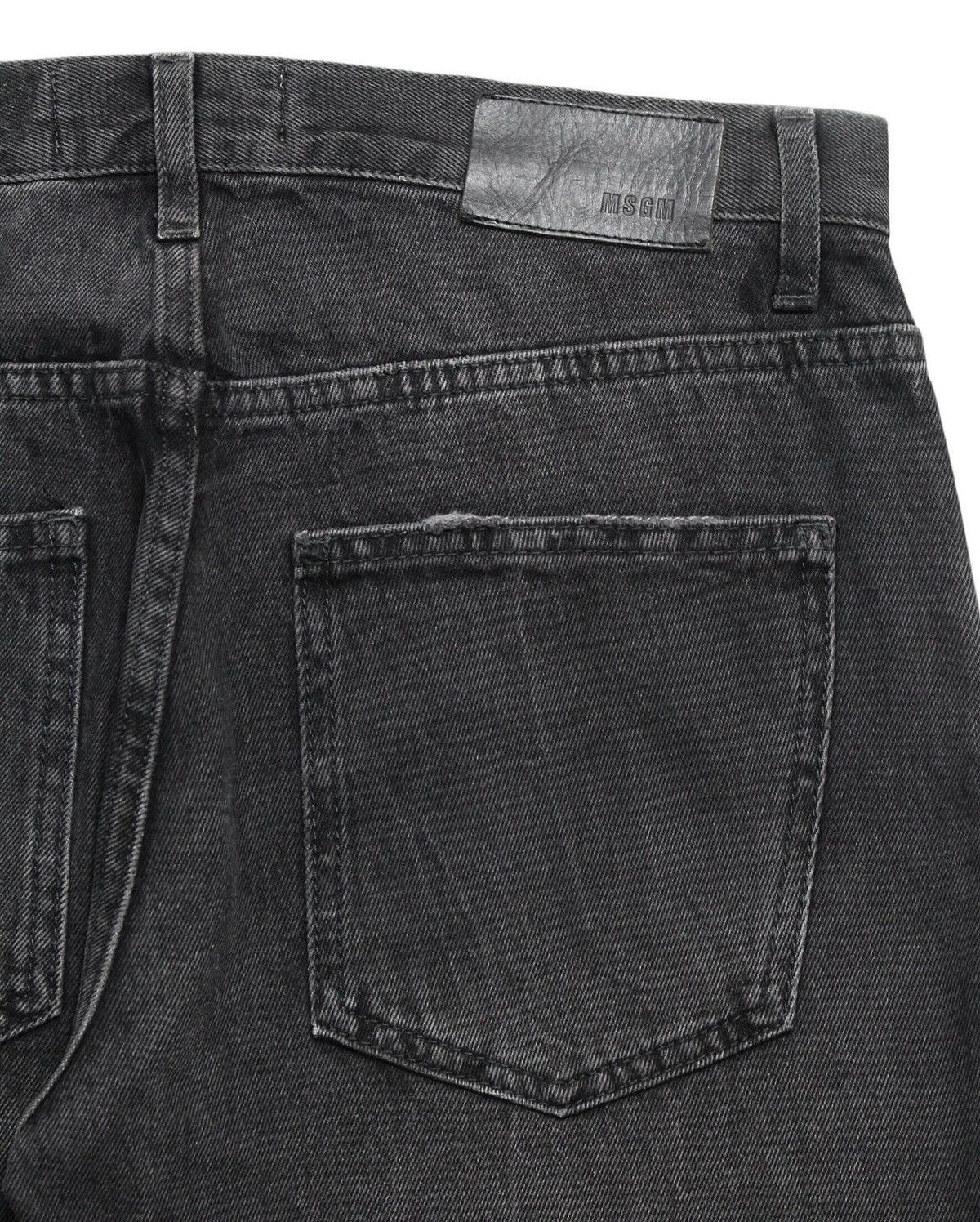 Designer × MSGM MSGM FRINGE BOTTOM JEANS Size US 30 / EU 46 - 4 Thumbnail