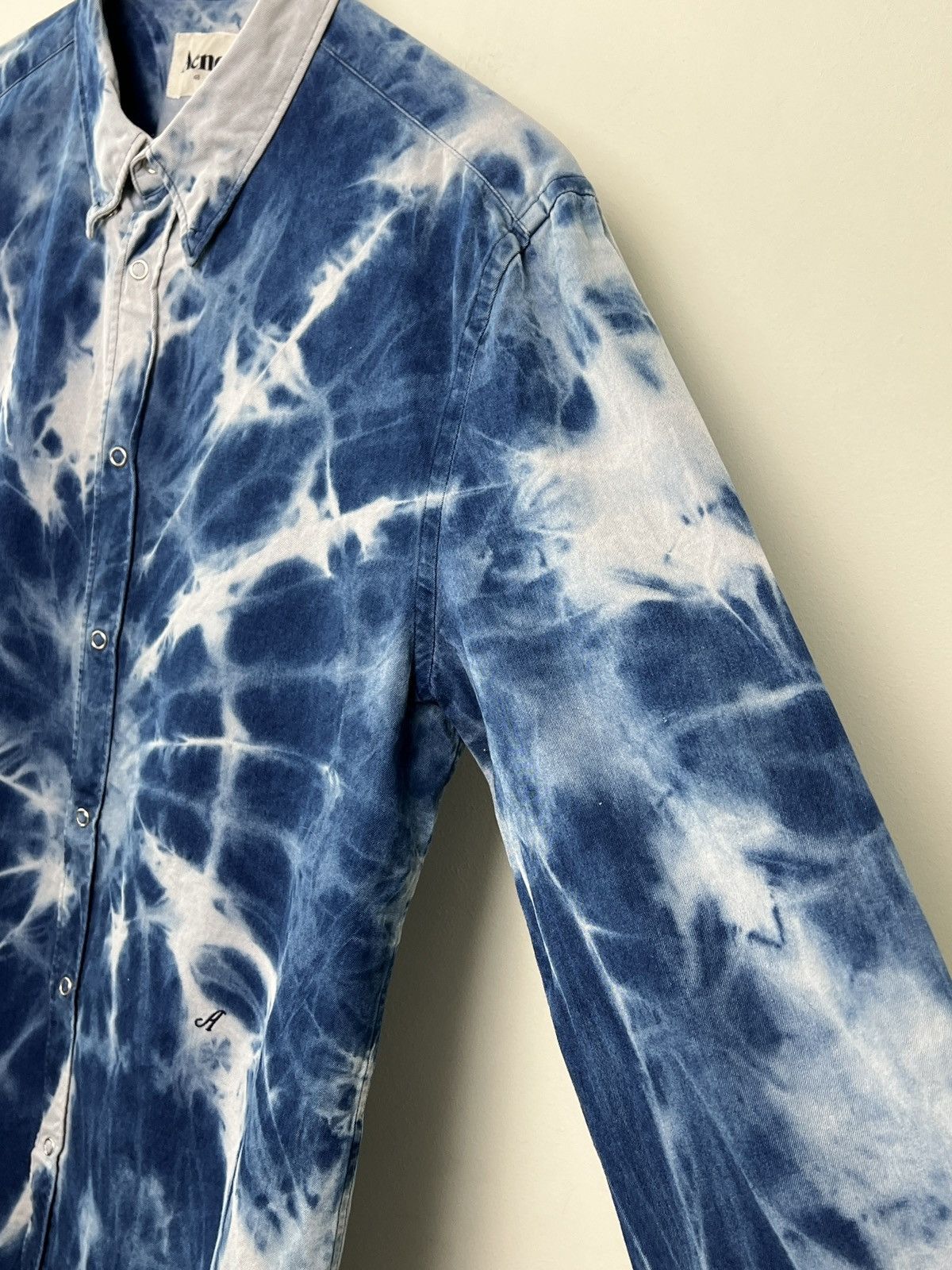 Acne Studios acne y2k vintage shirt 1/1 bleached tie dye Size US M / EU 48-50 / 2 - 6 Thumbnail