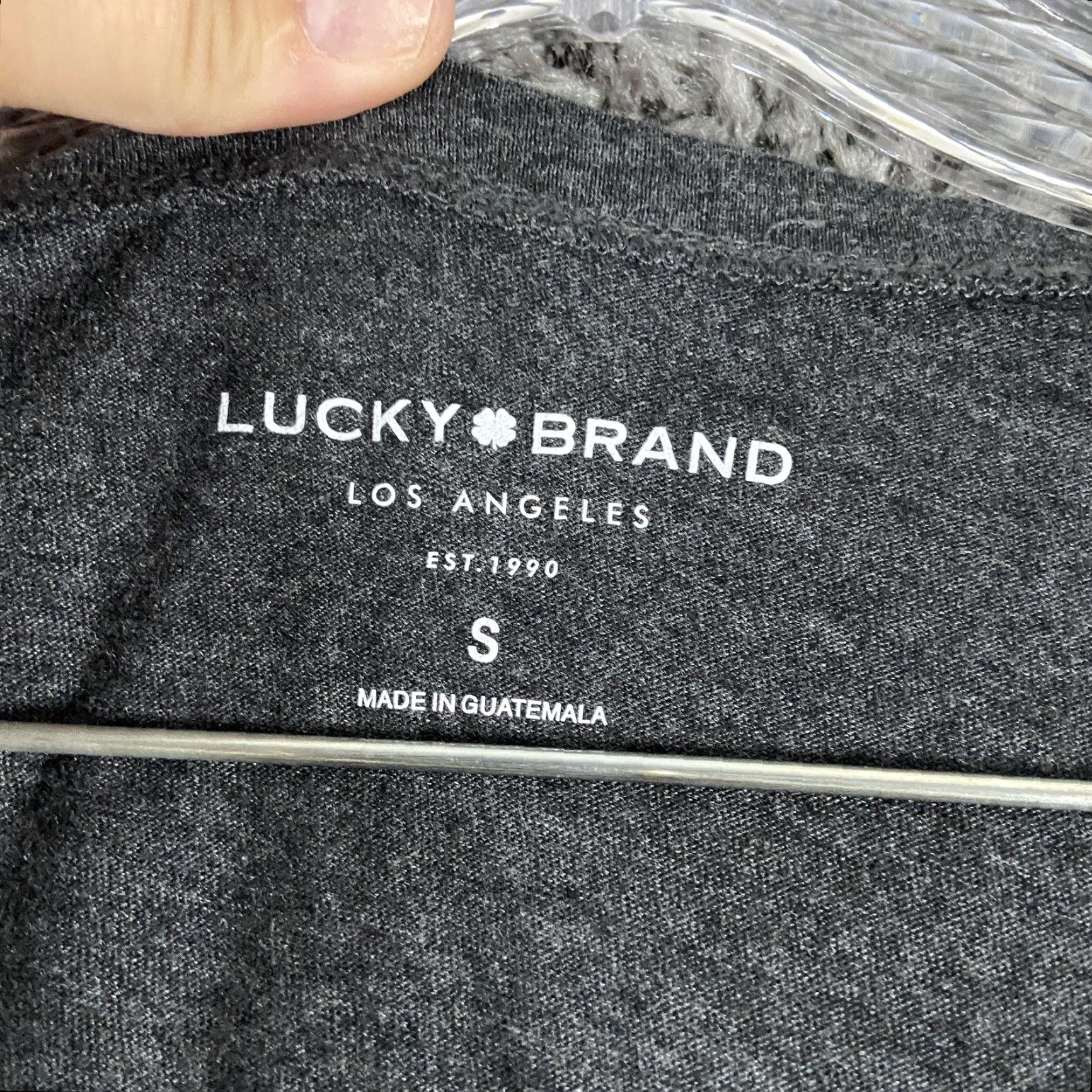 Lucky Brand LUCKY BRAND Blouse Women’s S Gray Love Our Planet Peace Signs Be Kind Size S / US 4 / IT 40 - 5 Thumbnail