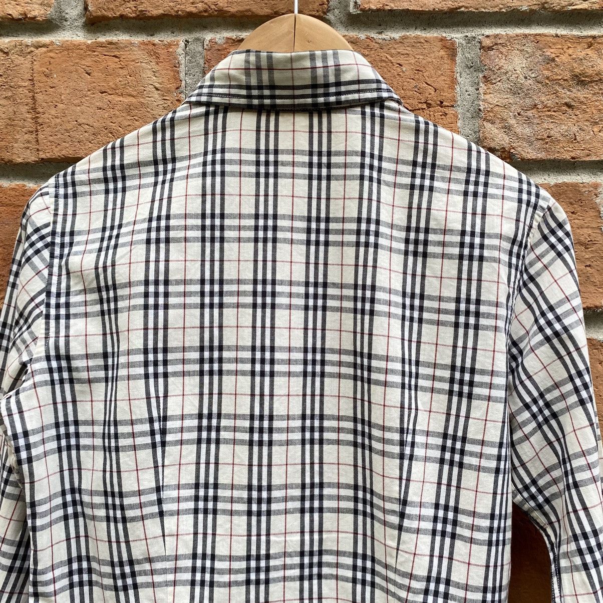 Burberry Burberry White Soft Novacheck Shirt Size S / US 4 / IT 40 - 15 Thumbnail