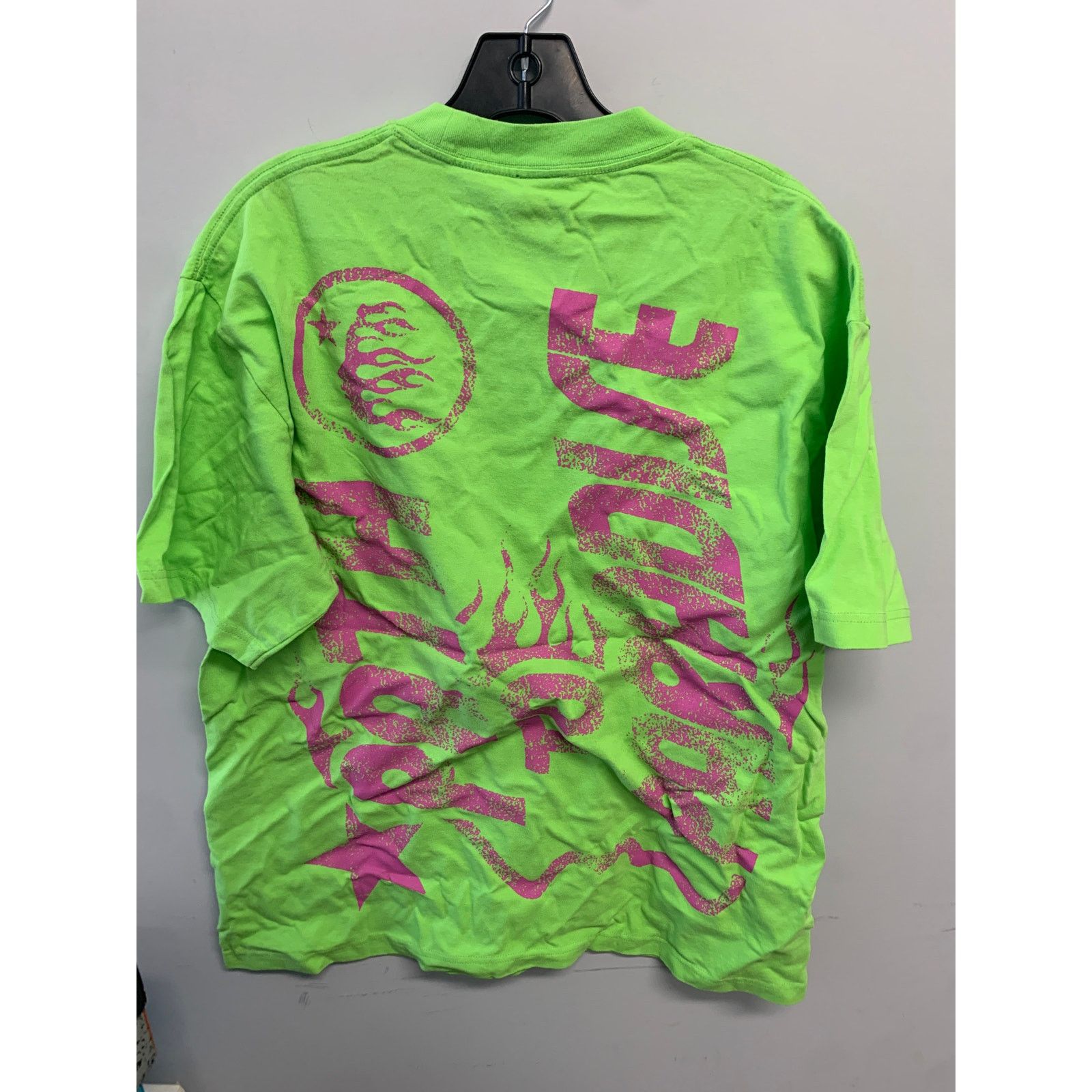 HELLSTAR Hellstar Jesus Emblem T-Shirt Green Pink Size Large NEW Size US L / EU 52-54 / 3 - 2 Thumbnail