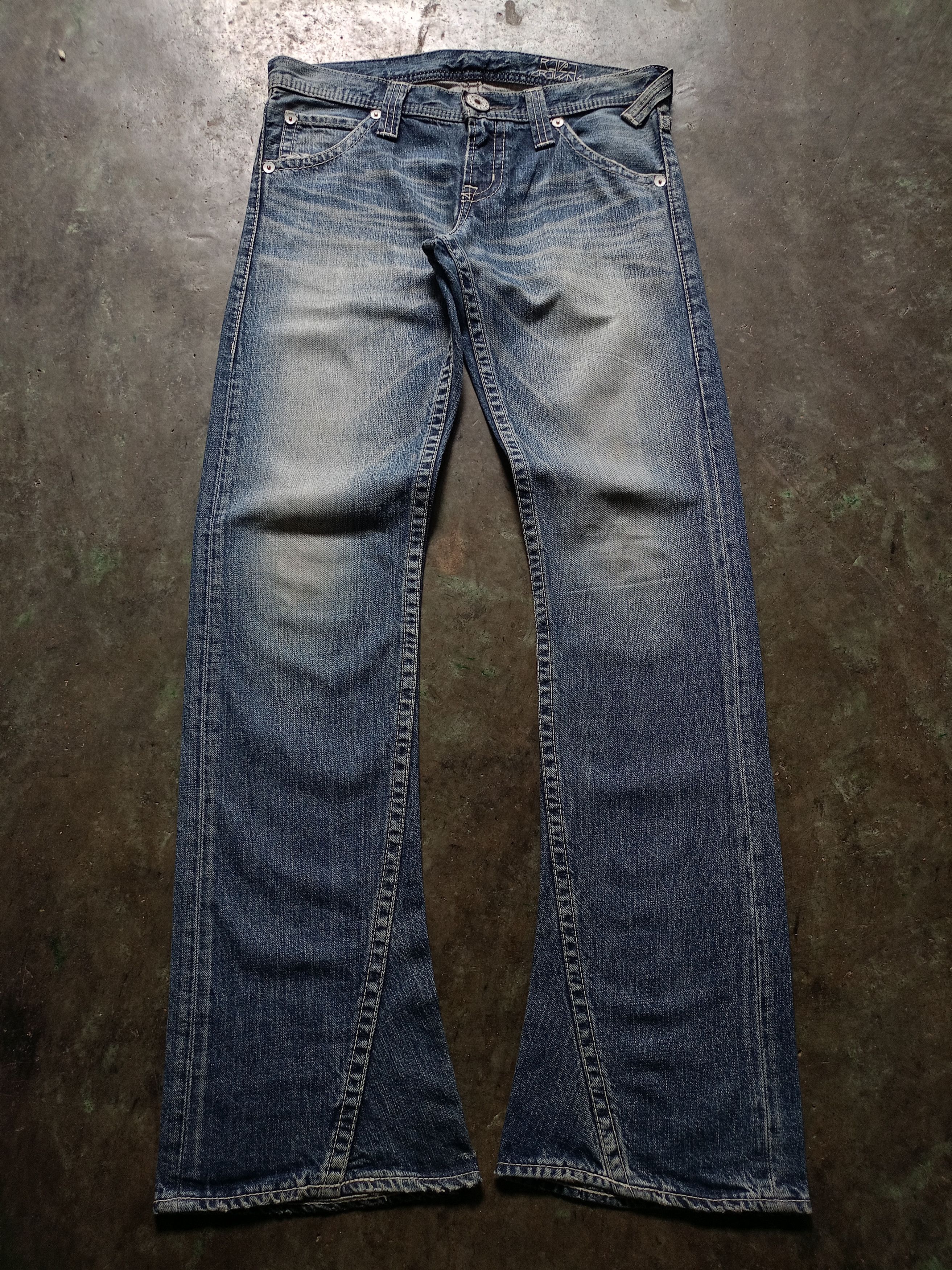 If Six Was Nine × Japanese Brand × Tornado Mart Rodeo Crown Flared Denim pants Size US 32 / EU 48 - 1 Thumbnail
