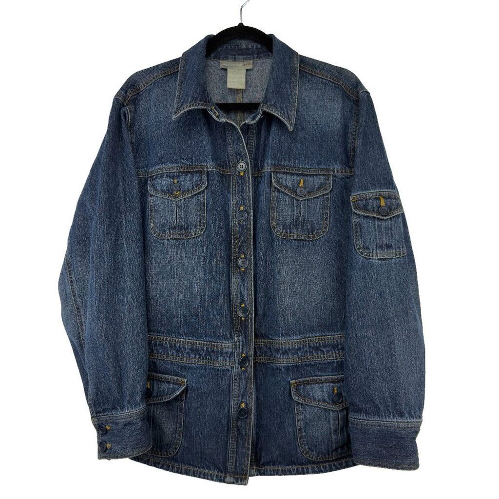 Jones New York JONES NEW YORK JEANS 5 Pockets Button Up Adjustable Waist Size XL / US 12-14 / IT 48-50 - 1 Thumbnail