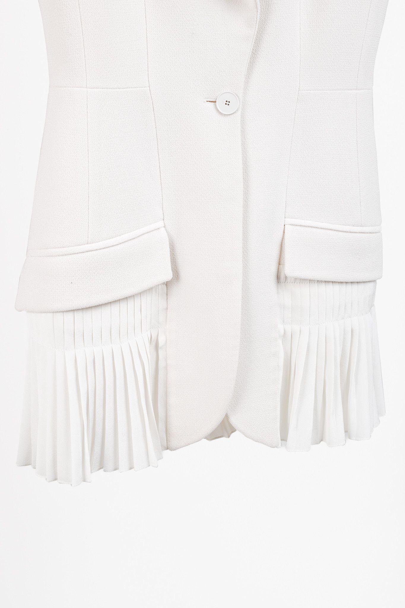 Dior Christian Dior Tailored Wool and Silk Pleated Tunic Vest Size M / US 6-8 / IT 42-44 - 7 Thumbnail
