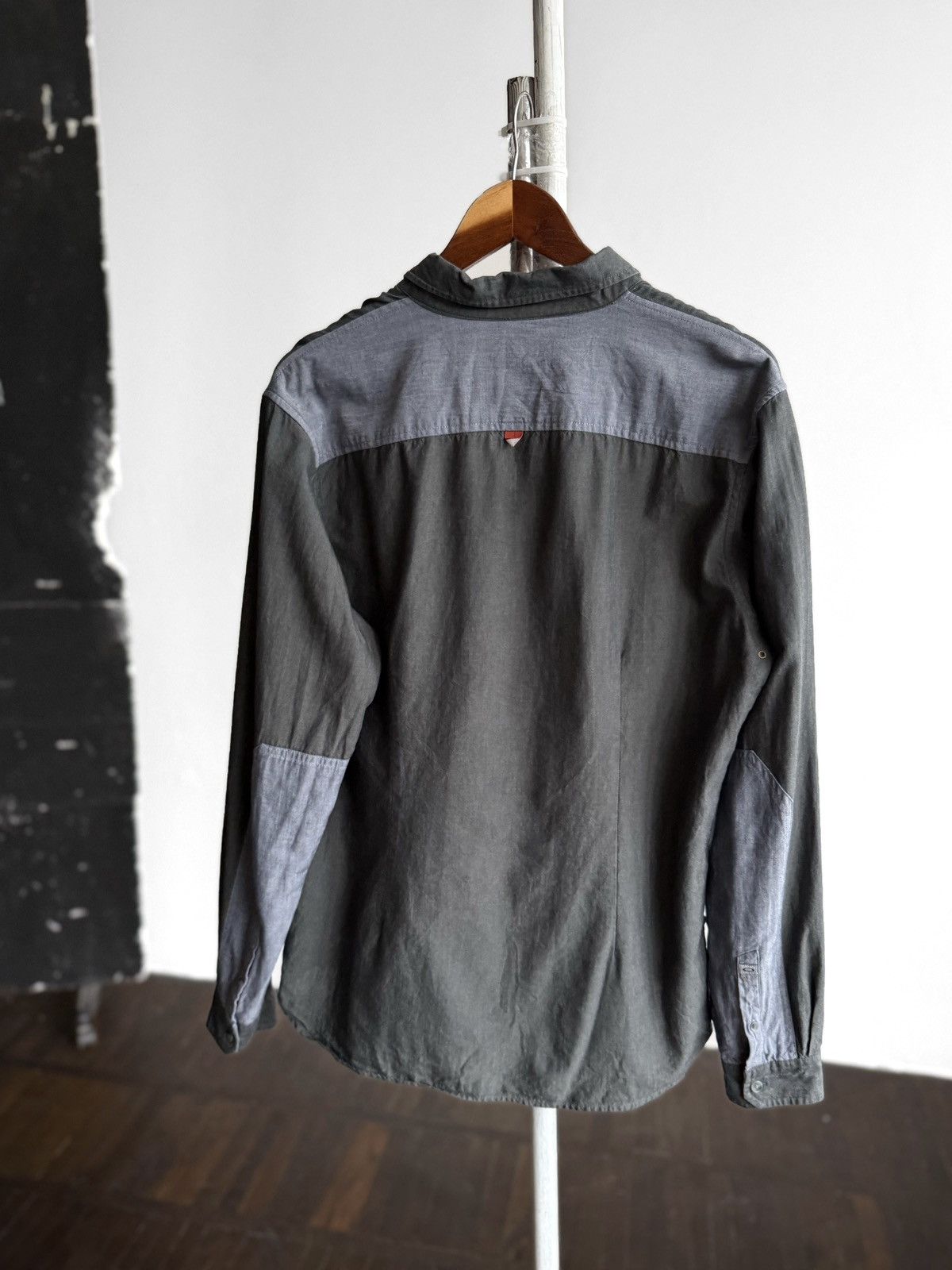 Oakley Oakley Icon Mens Gray Long Sleeve Button Down Shirt Slim Fit Size US L / EU 52-54 / 3 - 2 Thumbnail