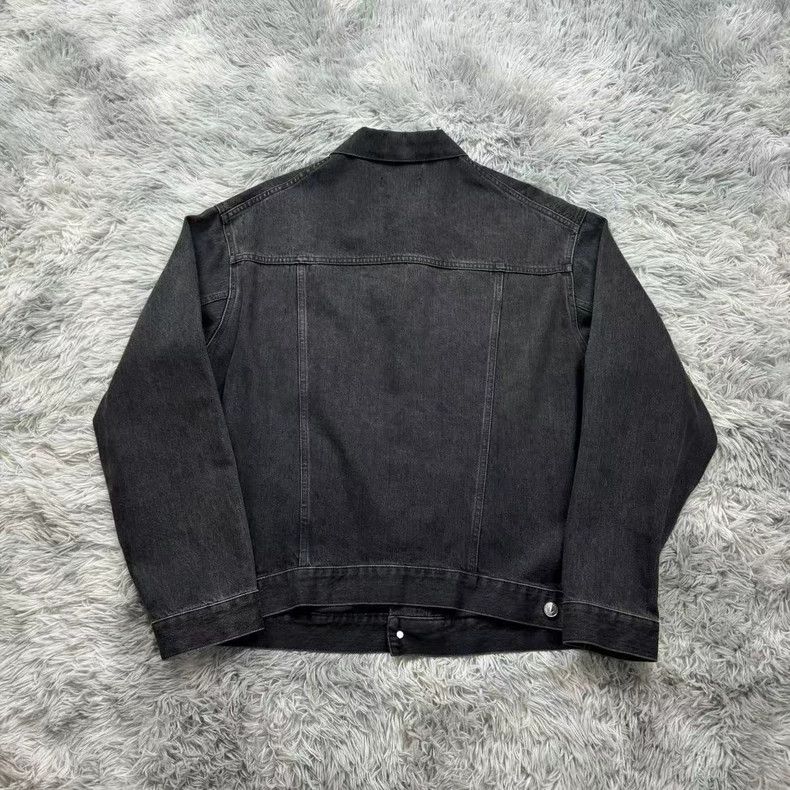 Balenciaga Balenciaga Embroidered monogrammed denim jacket 2503-Nextar Size US S / EU 44-46 / 1 - 8 Thumbnail