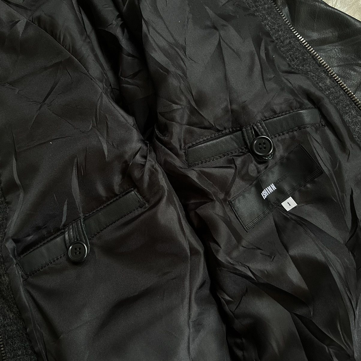 Isamu Katayama Backlash Vintage Ishinn Acteur Wool Leather Zip Up Jacket Size US S / EU 44-46 / 1 - 5 Thumbnail
