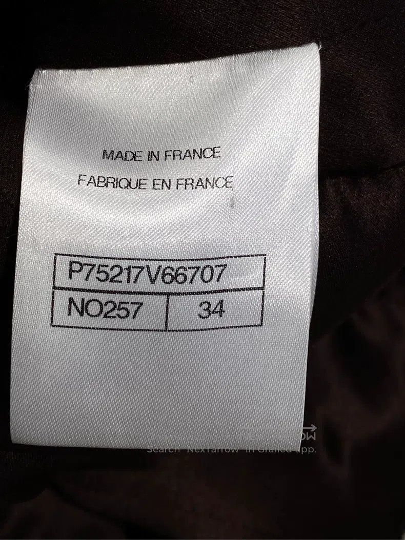 Chanel Chanel 23A brown-green plaid tweed jacket Size XXS / US 00 / IT 34 - 5 Thumbnail