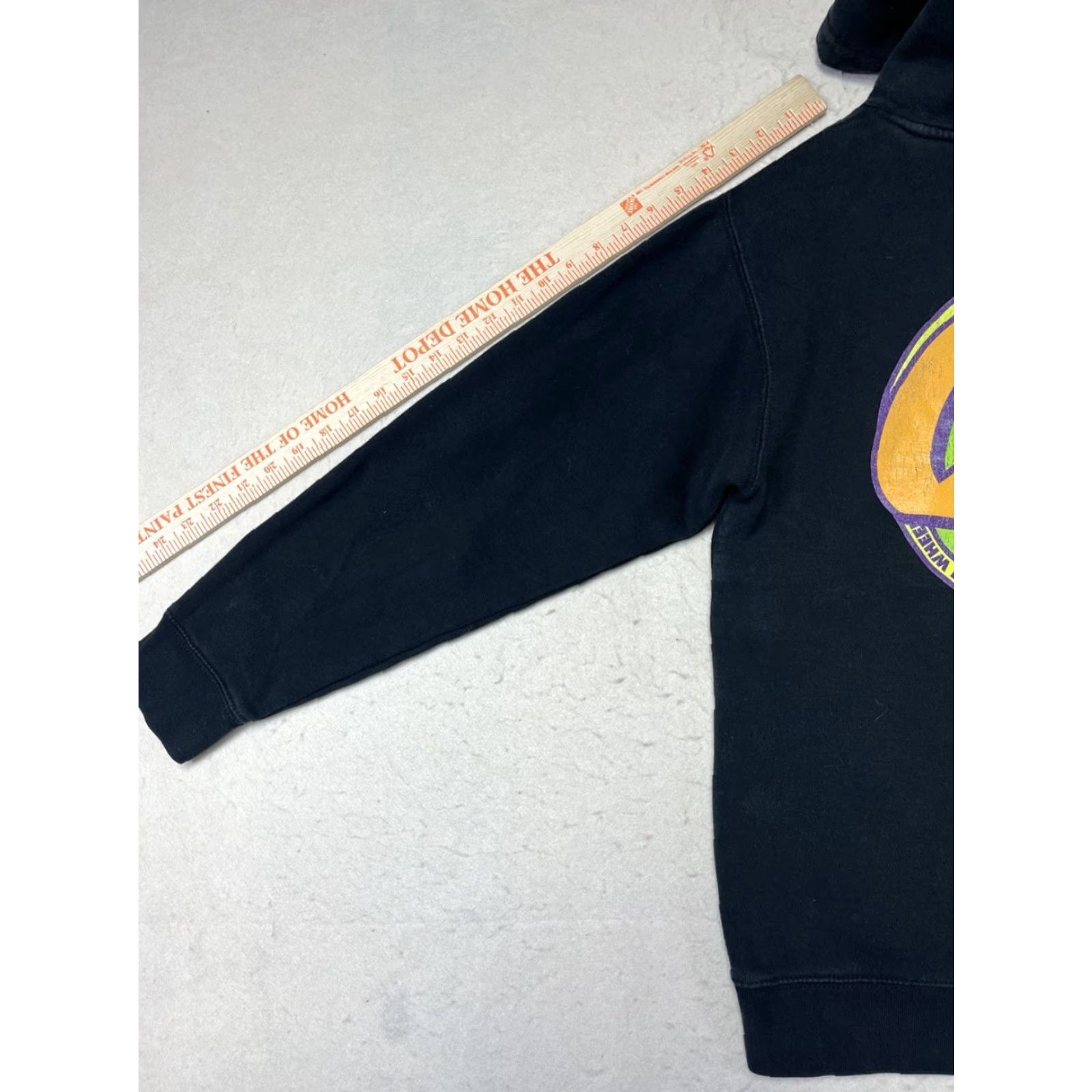 Vintage NHS Hoodie Skateboard Pullover Hooded Men Size S Black Knit Cotton Polyester Distressed Vtg OJ Wheels Faded Not Vintage Size US S / EU 44-46 / 1 - 5 Thumbnail