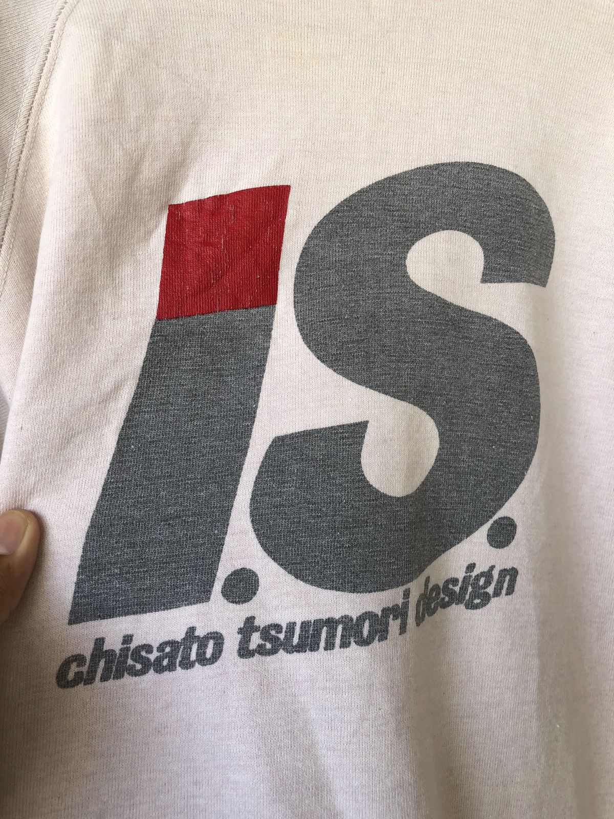 Issey Miyake Vintage 90s Issey Miyake IS Logo Distressed Crewneck Size M / US 6-8 / IT 42-44 - 14 Thumbnail