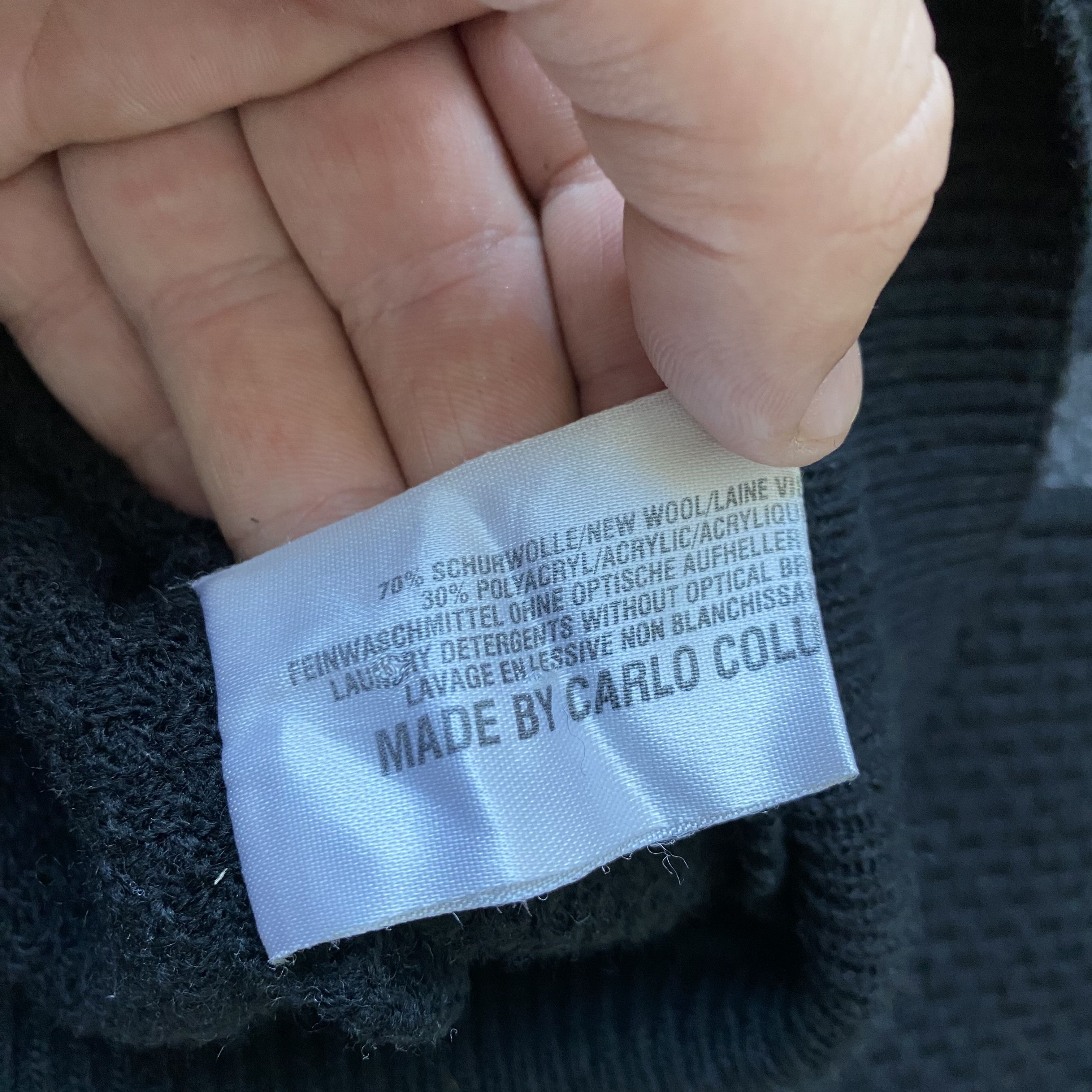 Carlo Colucci Vintage Cozzy Carlo Colucci Knited Wool Sweater Jumper Size US L / EU 52-54 / 3 - 7 Thumbnail