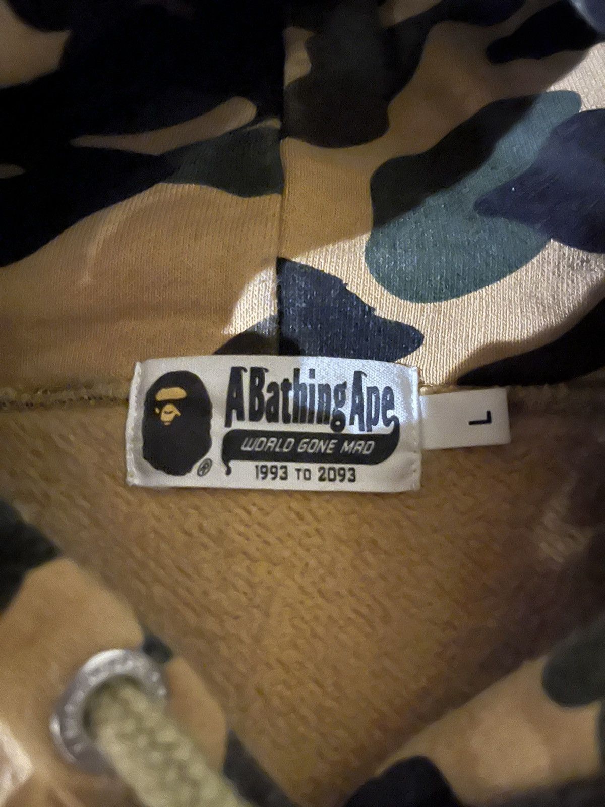 Bape Bape camo hoodie size L Size US L / EU 52-54 / 3 - 3 Thumbnail