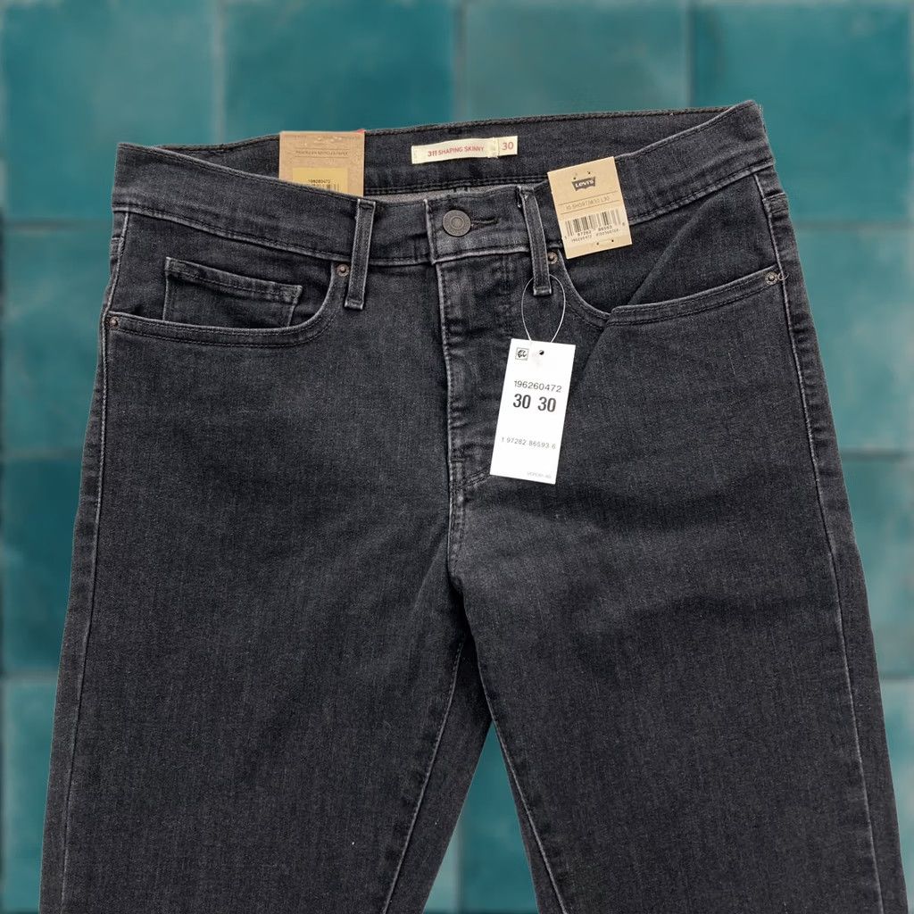 Levi's Levi's 311 Shaping Skinny Jeans Women's 30 Black Stretch Denim Mid Rise Pants Jeans Size 30" / US 8 / IT 44 - 1 Thumbnail