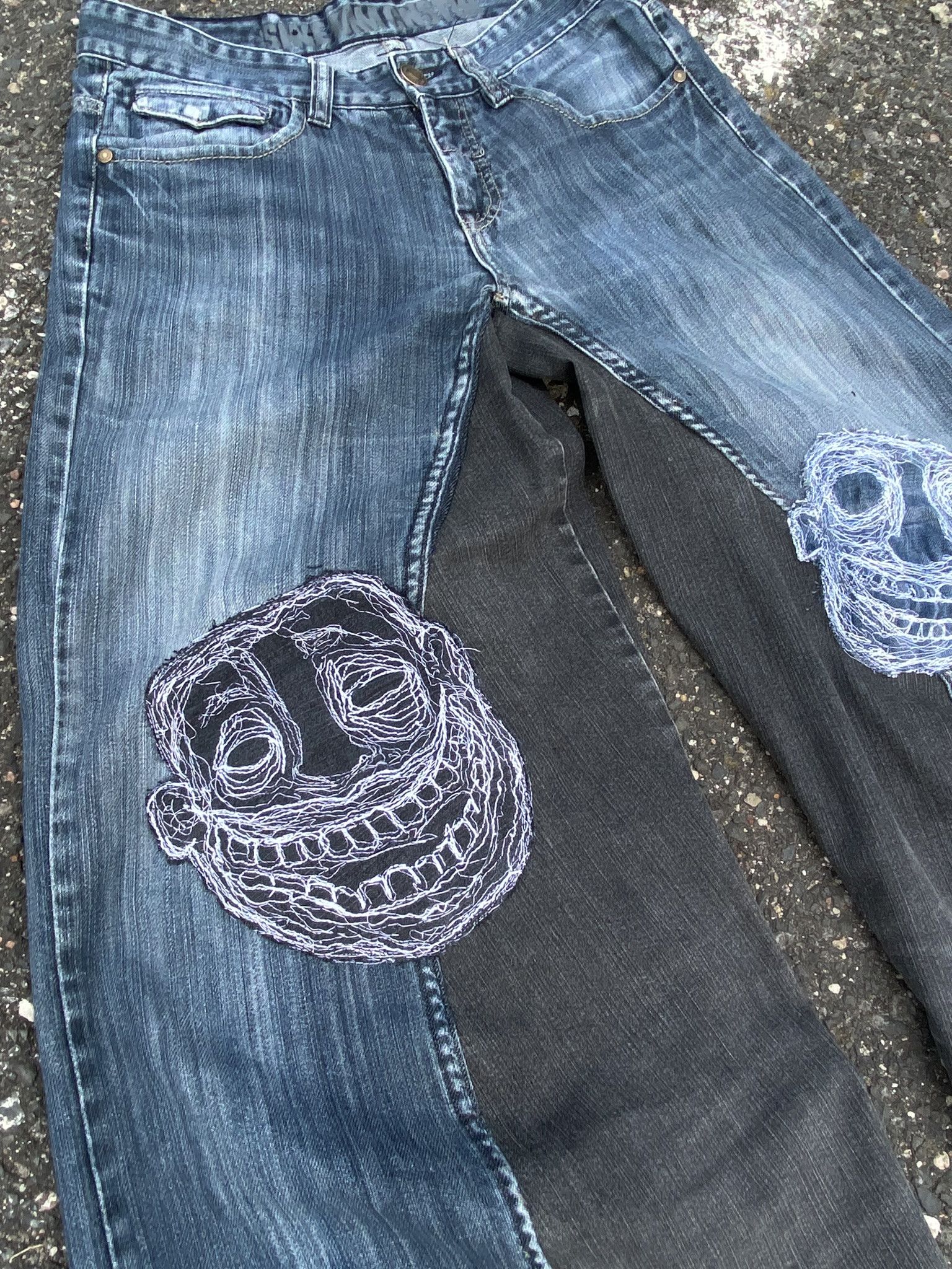 Kapital × Number (N)ine × Vintage Vintage repaired kapital apex twin inspired flared patchwork Size US 34 / EU 50 - 3 Thumbnail