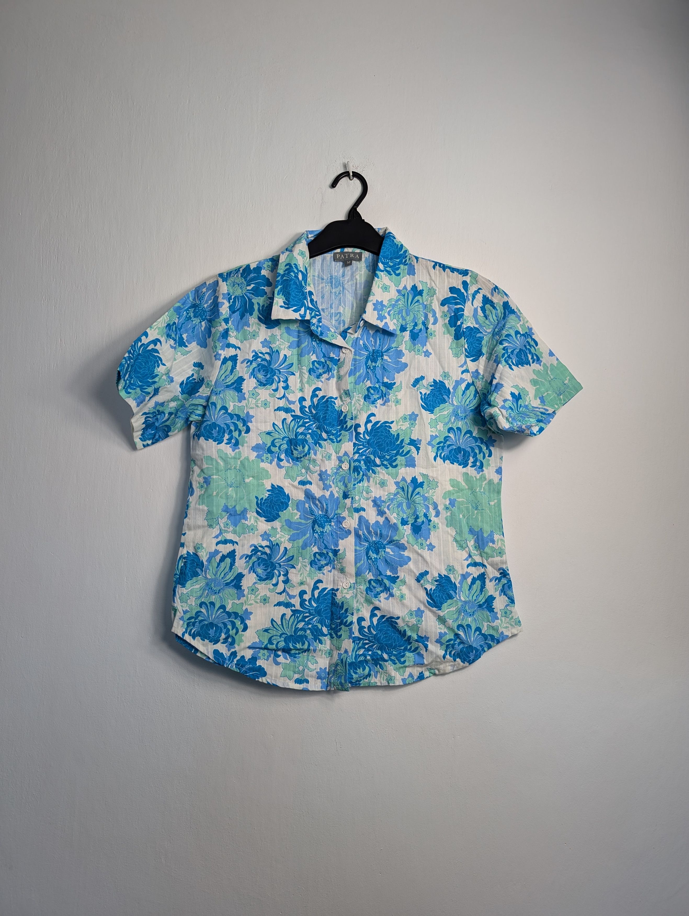 Vintage Vintage Y2K Hawaiian Shirt - Summer Floral Palm Tree Print Size M / US 6-8 / IT 42-44 - 1 Thumbnail