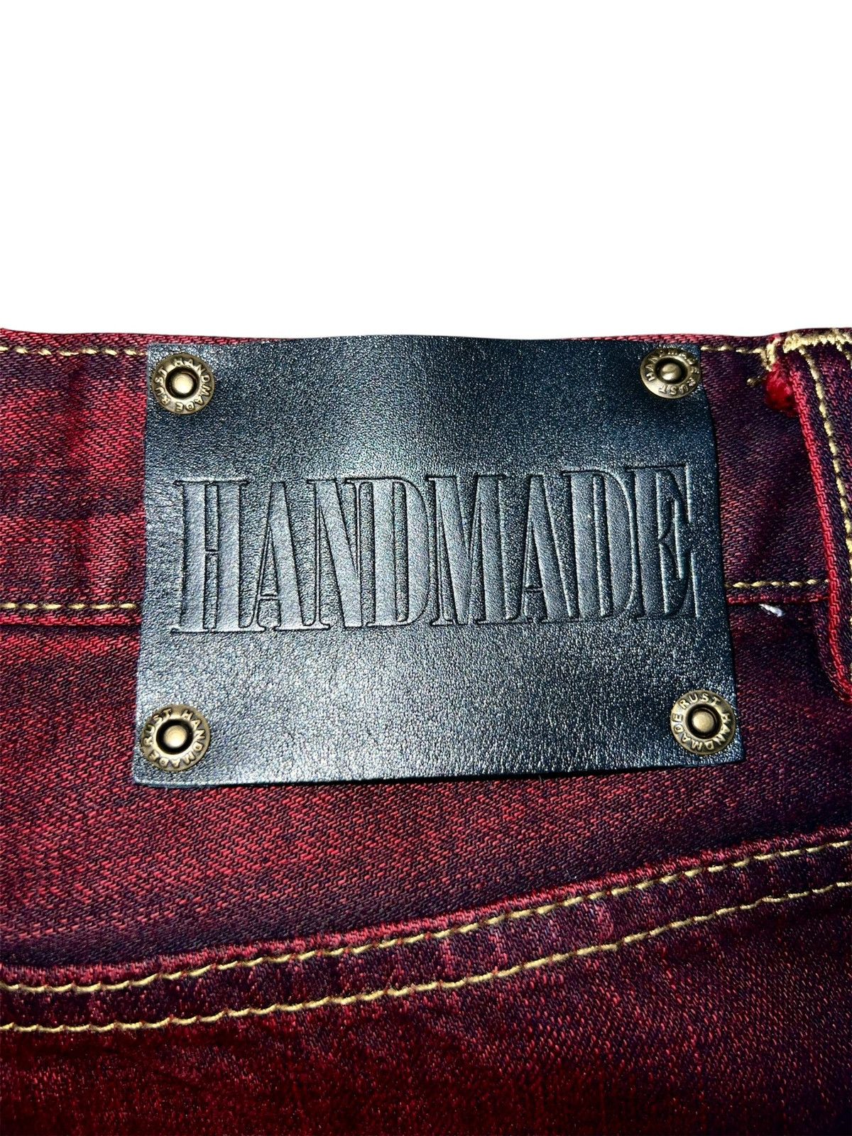 Japanese Brand Handmade Rust Japanese 'Oax' Selvedge Denim | Grailed