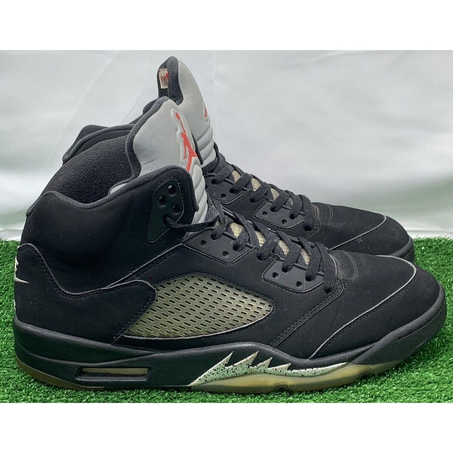 Jordan Brand Air Jordan 5 OG Black Metallic Silver 845035-003 Sz 13 ...