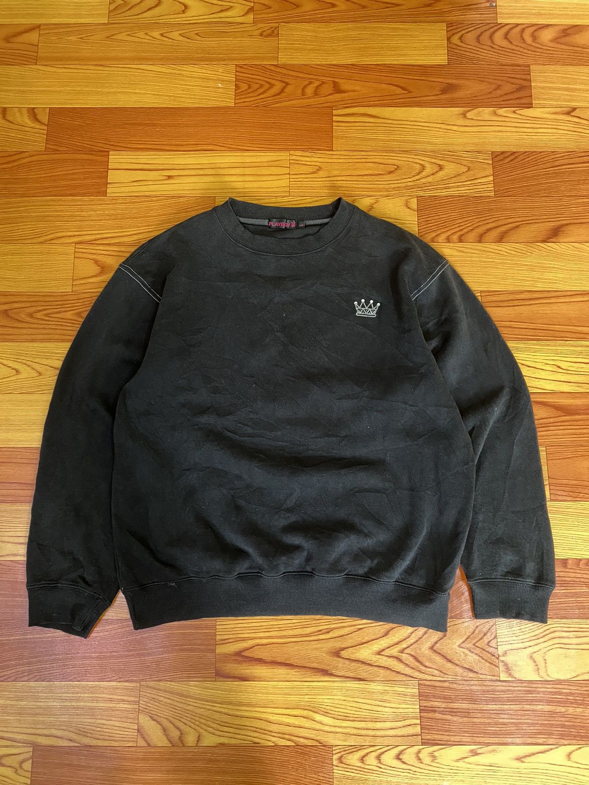 Playboy × Vintage Vintage Playboy Back Logo Embroidery Sweatshirt Size US L / EU 52-54 / 3 - 2 Thumbnail