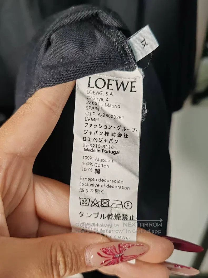 Loewe Loewe Embroidered logo short sleeve Size US XL / EU 56 / 4 - 4 Thumbnail