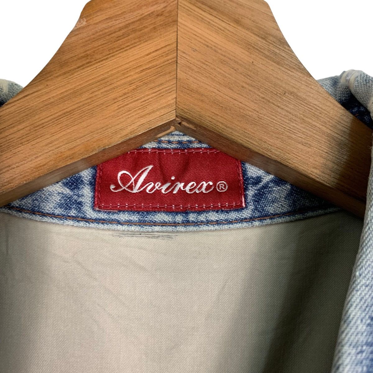 Avirex AVIREX Four Pocket Washed Denim Jacket #0185-C9 Size S / US 4 / IT 40 - 14 Thumbnail