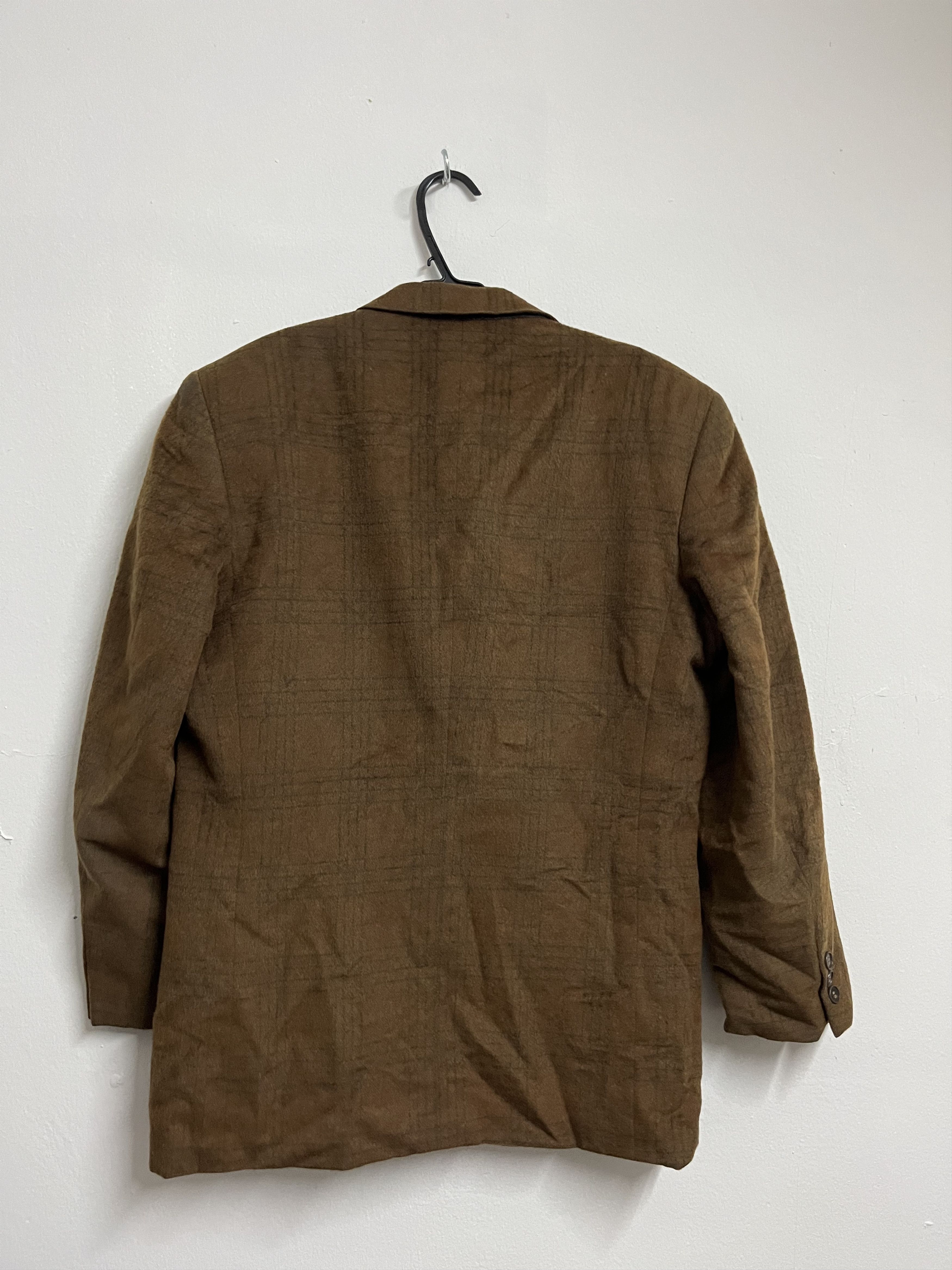 Stefano Ricci 💥Luxurious NINA RICCI MONSIEUR Brown PLAID Wool Blazer Size US M / EU 48-50 / 2 - 11 Thumbnail