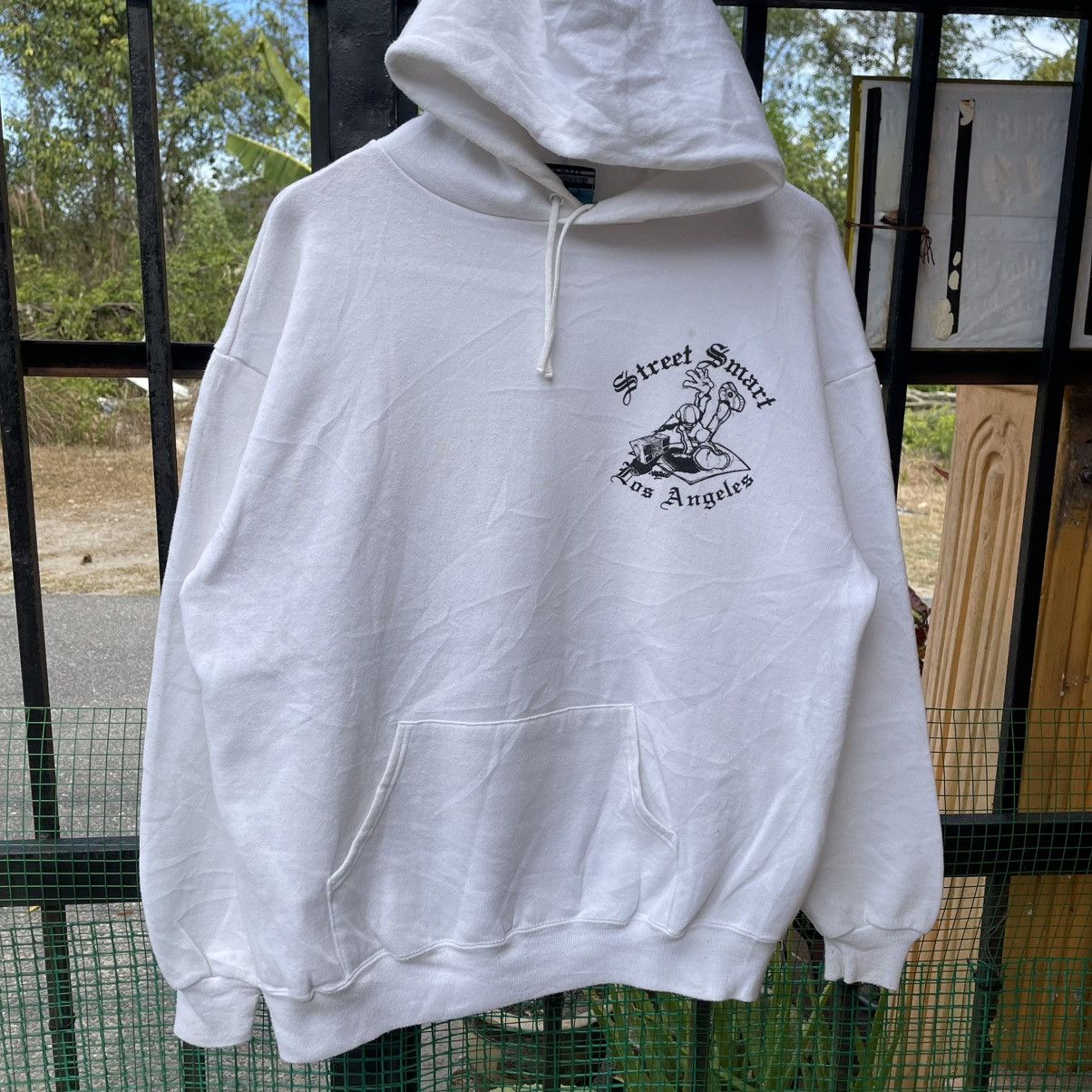 Welcome Skateboards 🔥Vintage 90s Street Smart Los Angeles Skate Hip Hop Hoodie Size US M / EU 48-50 / 2 - 8 Thumbnail