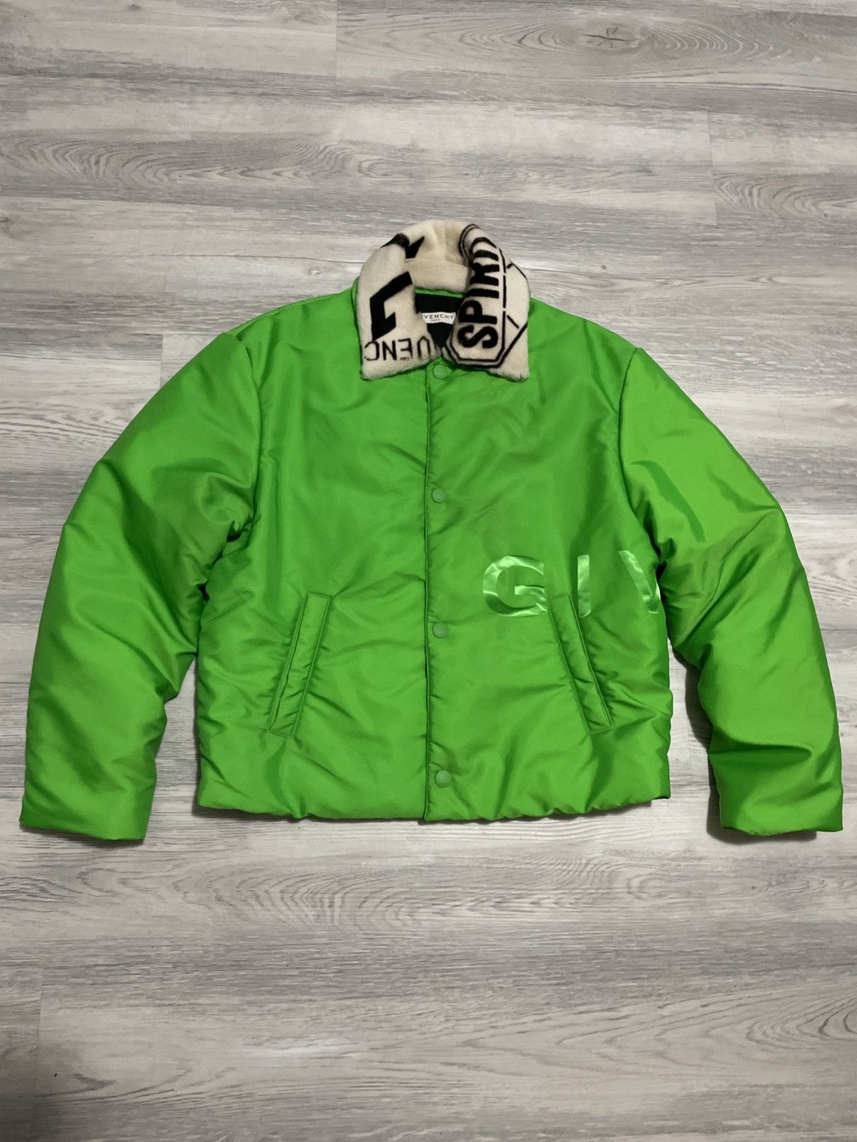 Givenchy Givenchy Neon Green Shearling Jacket Size US M / EU 48-50 / 2 - 8 Thumbnail