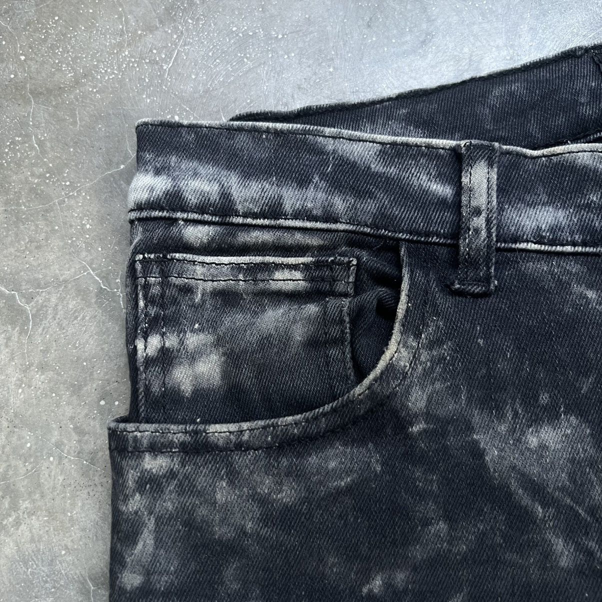If Six Was Nine 2000s Cavaria Vkei Style Distressed Acid Wash Denim Size US 31 - 5 Thumbnail