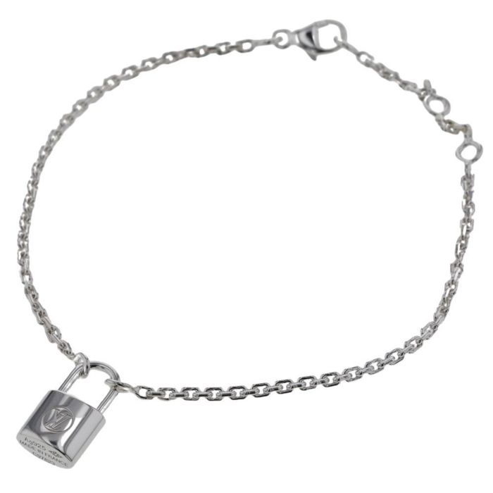 LOUIS VUITTON Lockit 925 silver bracelet