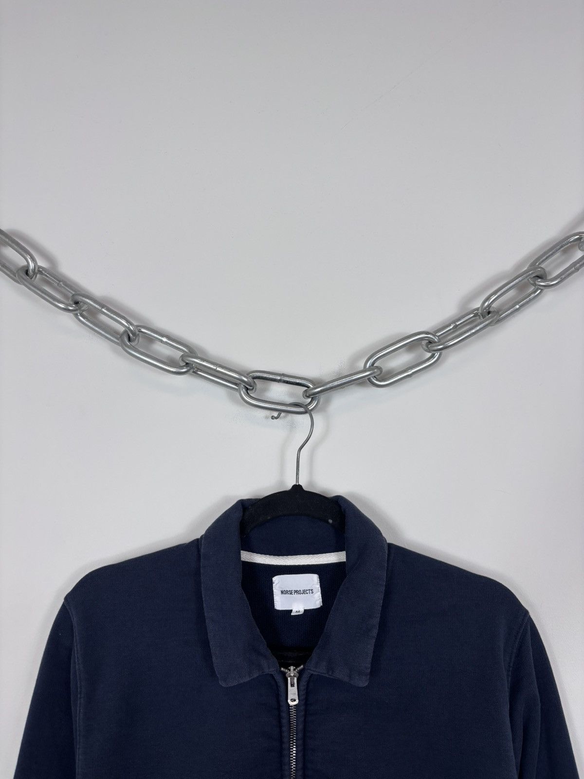 Norse Projects Norse Projects Men’s Magne Half Zip Compact Navy Sweatshirt Size US M / EU 48-50 / 2 - 3 Thumbnail