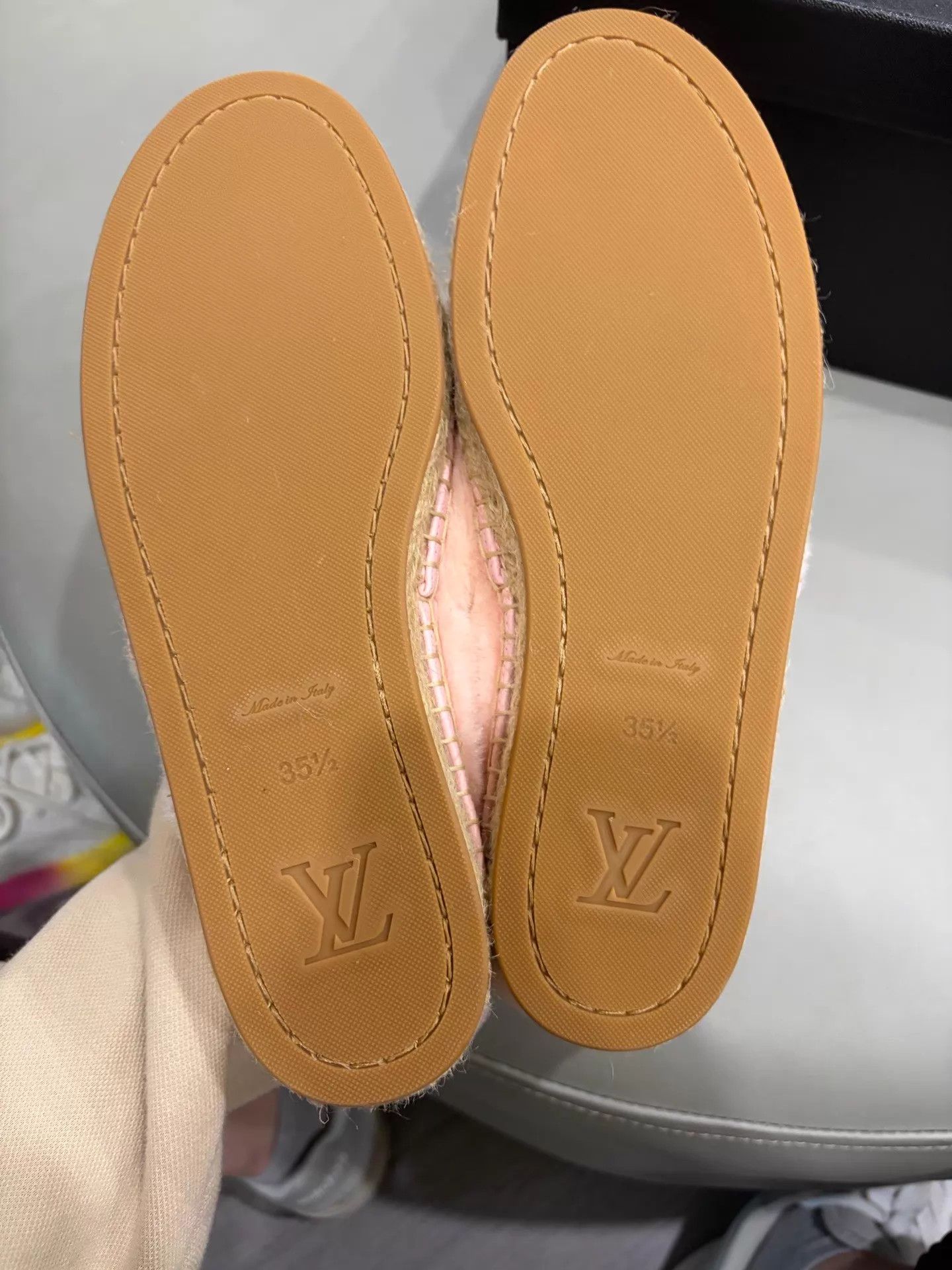 Louis Vuitton LV pink fur fisherman shoes new 35.5 Size US 5 / IT 35 - 4 Thumbnail