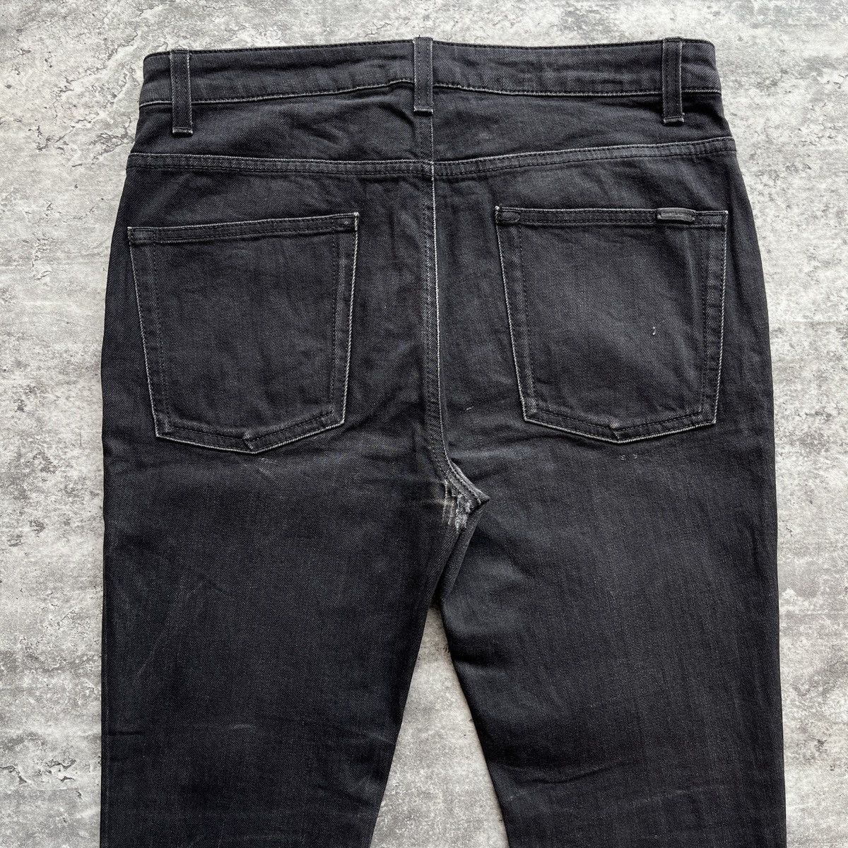 Saint Laurent Paris LAST DROP‼️ Saint Laurent D05 Distressed Skinny Jeans Size US 31 - 4 Thumbnail