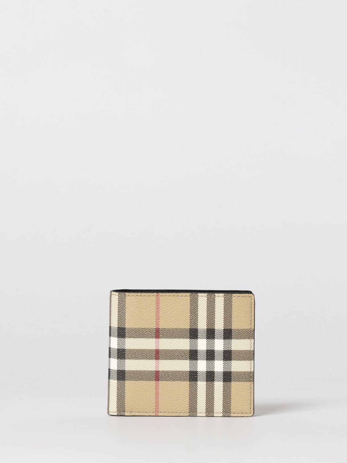 Burberry Burberry Wallet Men Beige Size ONE SIZE - 1 Thumbnail
